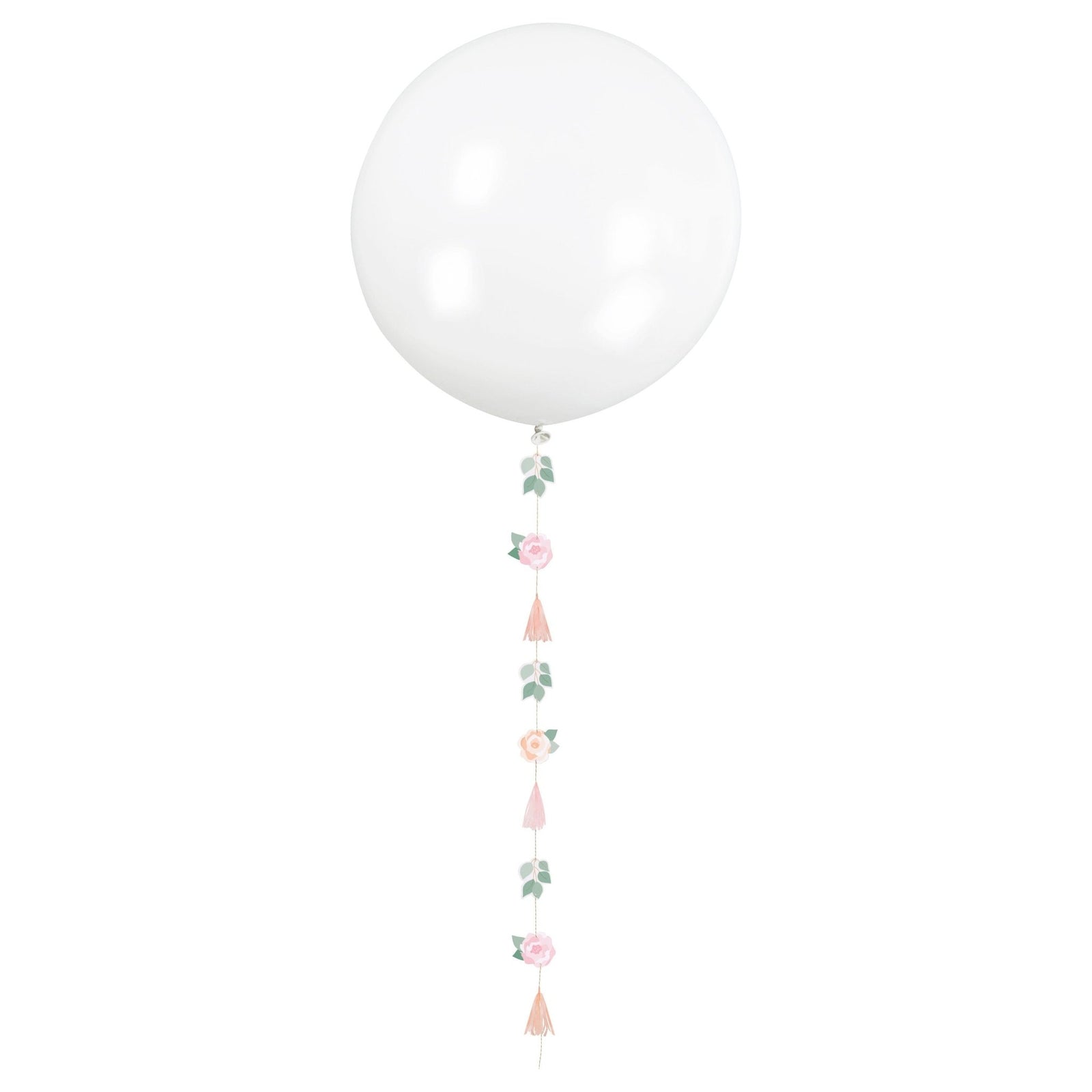 Jumbo Balloon with Floral Tail - Stesha Party