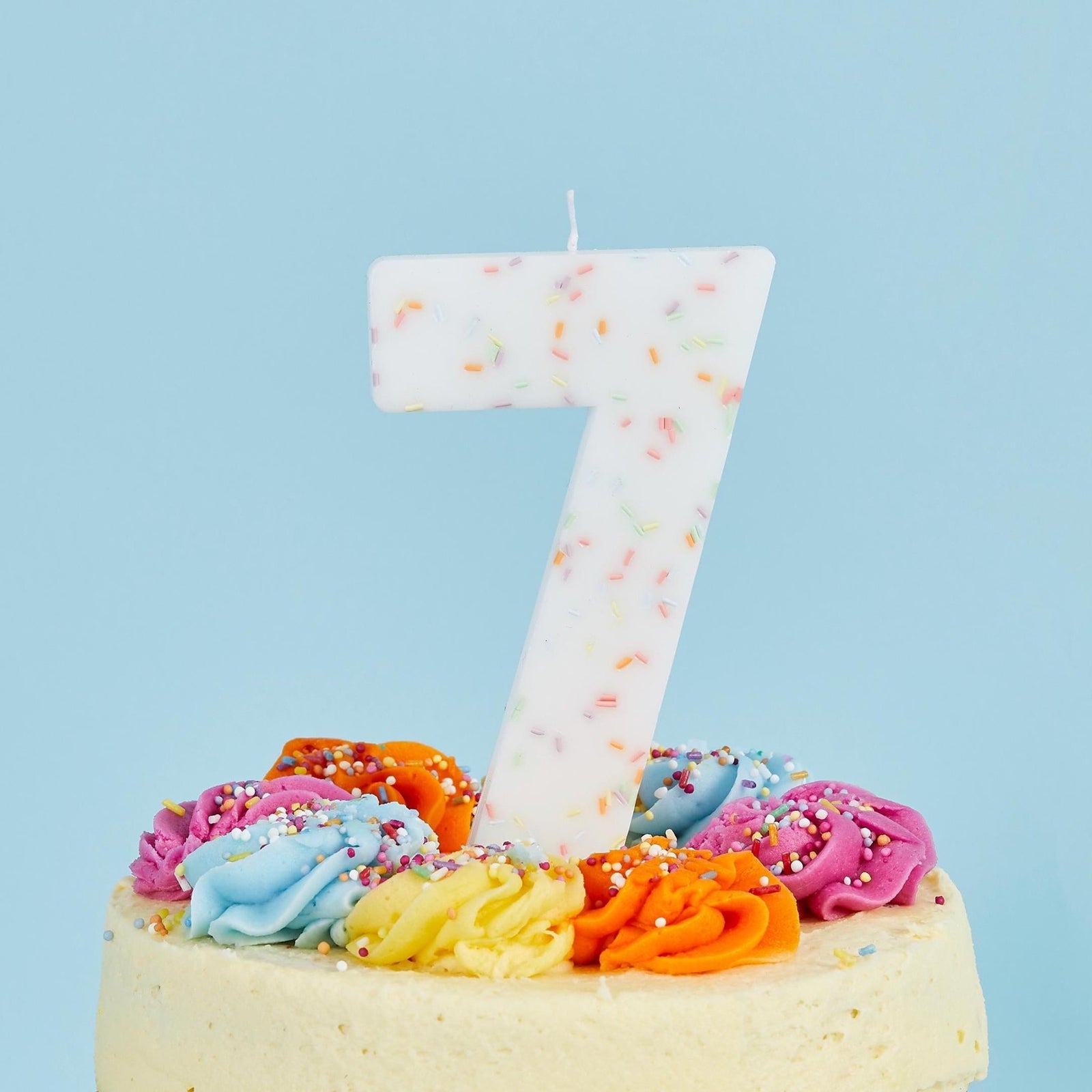 Jumbo Sprinkle Number Candle - Stesha Party