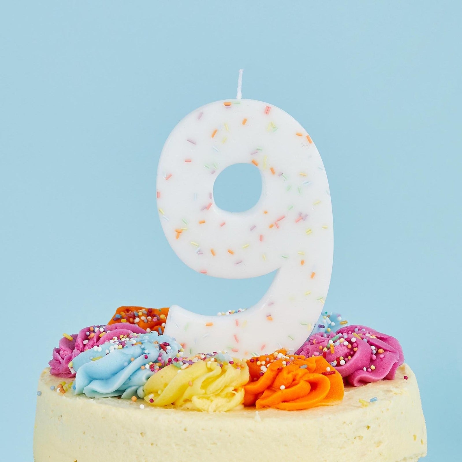 Jumbo Sprinkle Number Candle - Stesha Party