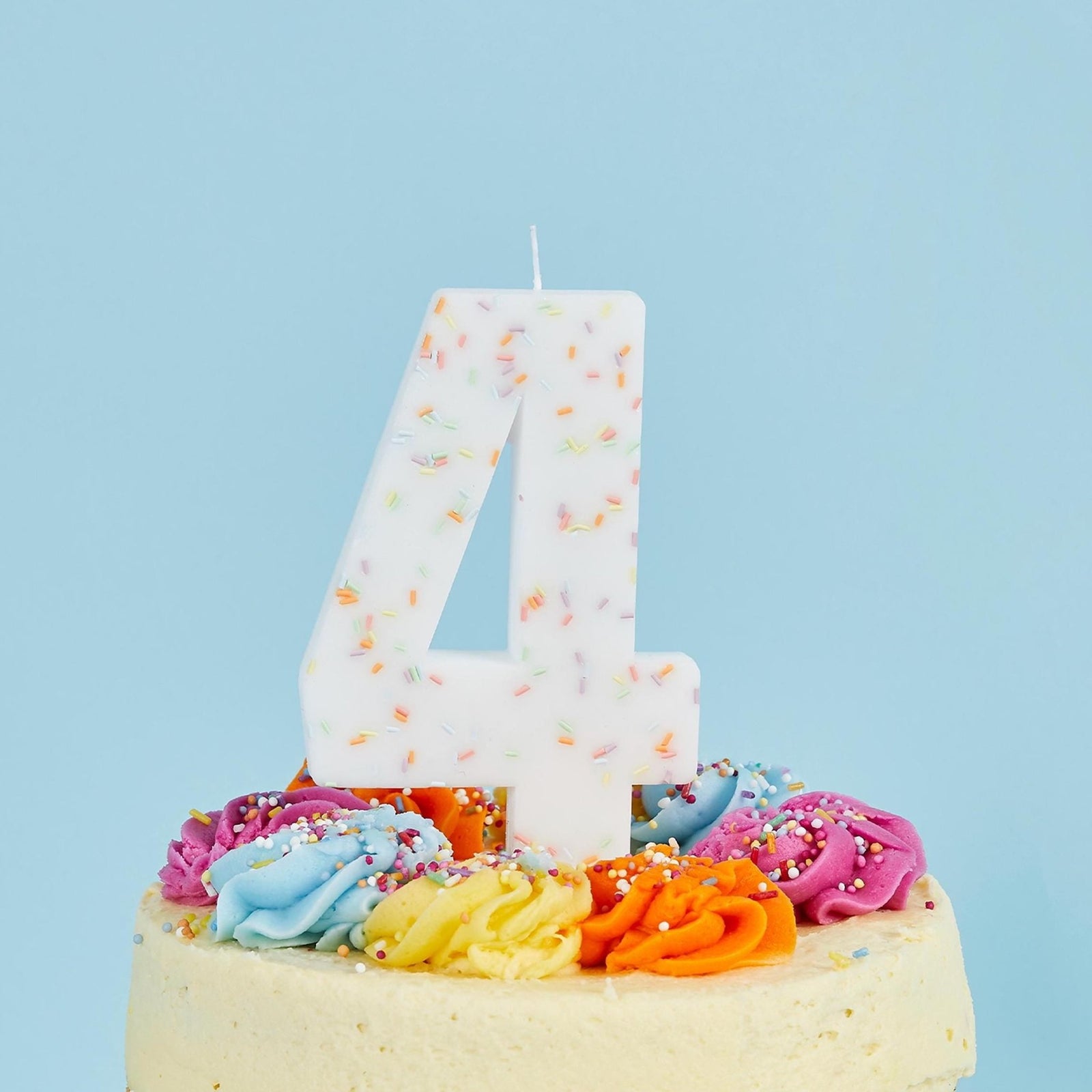 Jumbo Sprinkle Number Candle - Stesha Party