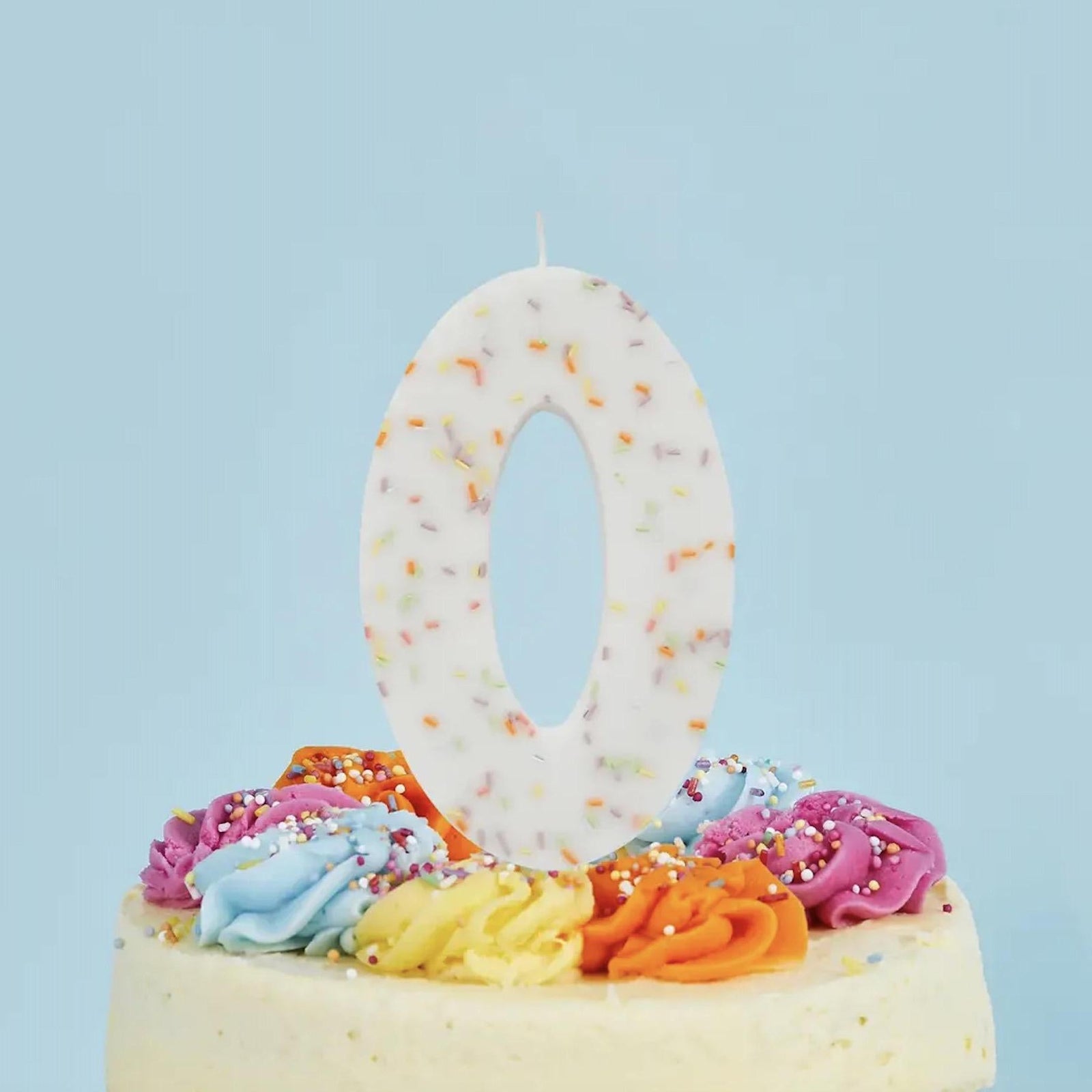 Jumbo Sprinkle Number Candle - Stesha Party