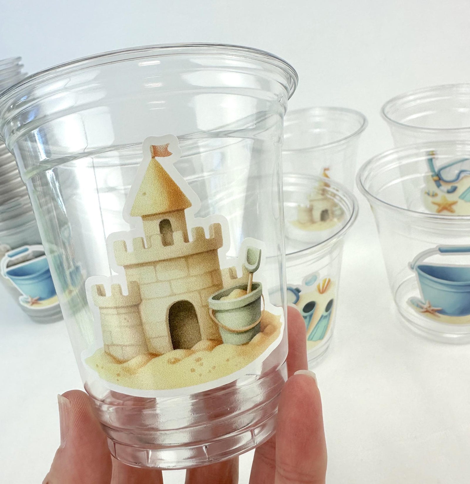 Kids Beach Party Cups 24ct - Stesha Party