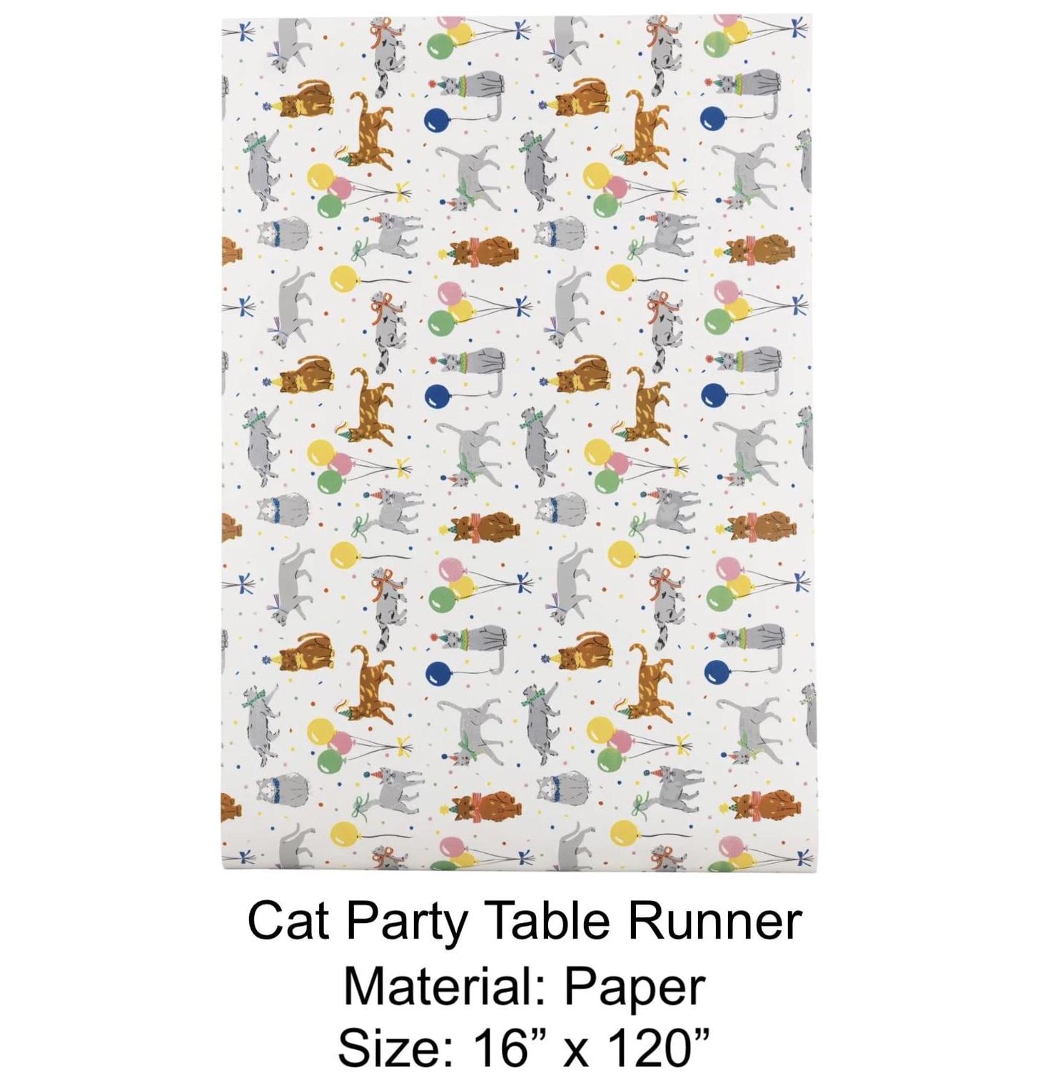 Kitten Party Table Runner - Stesha Party