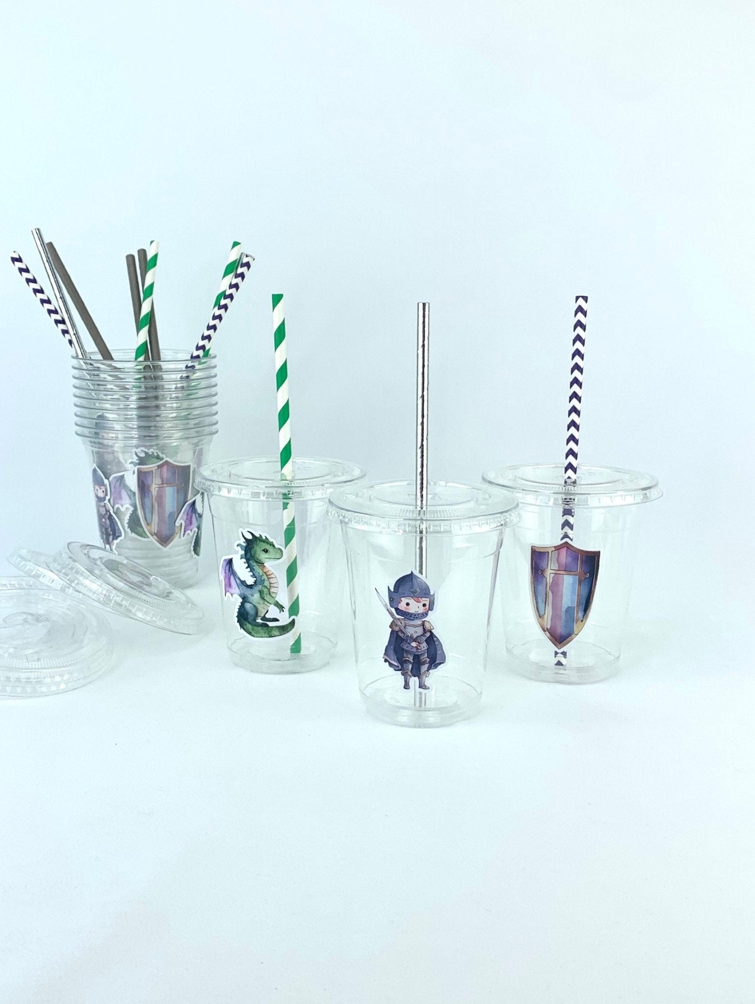 Knight Party Cups - Stesha Party