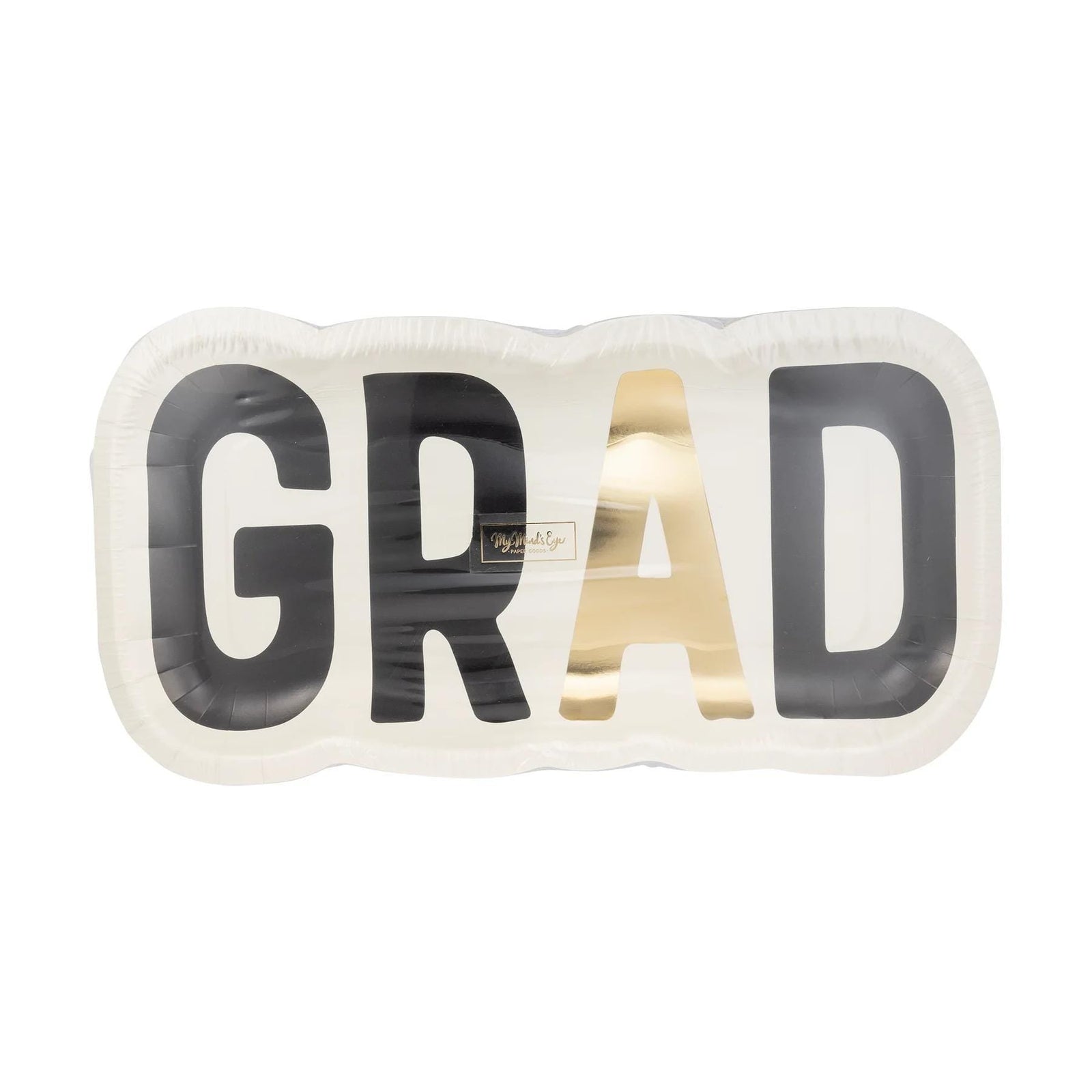 Large "GRAD" Paper Plates 8ct - Stesha Party
