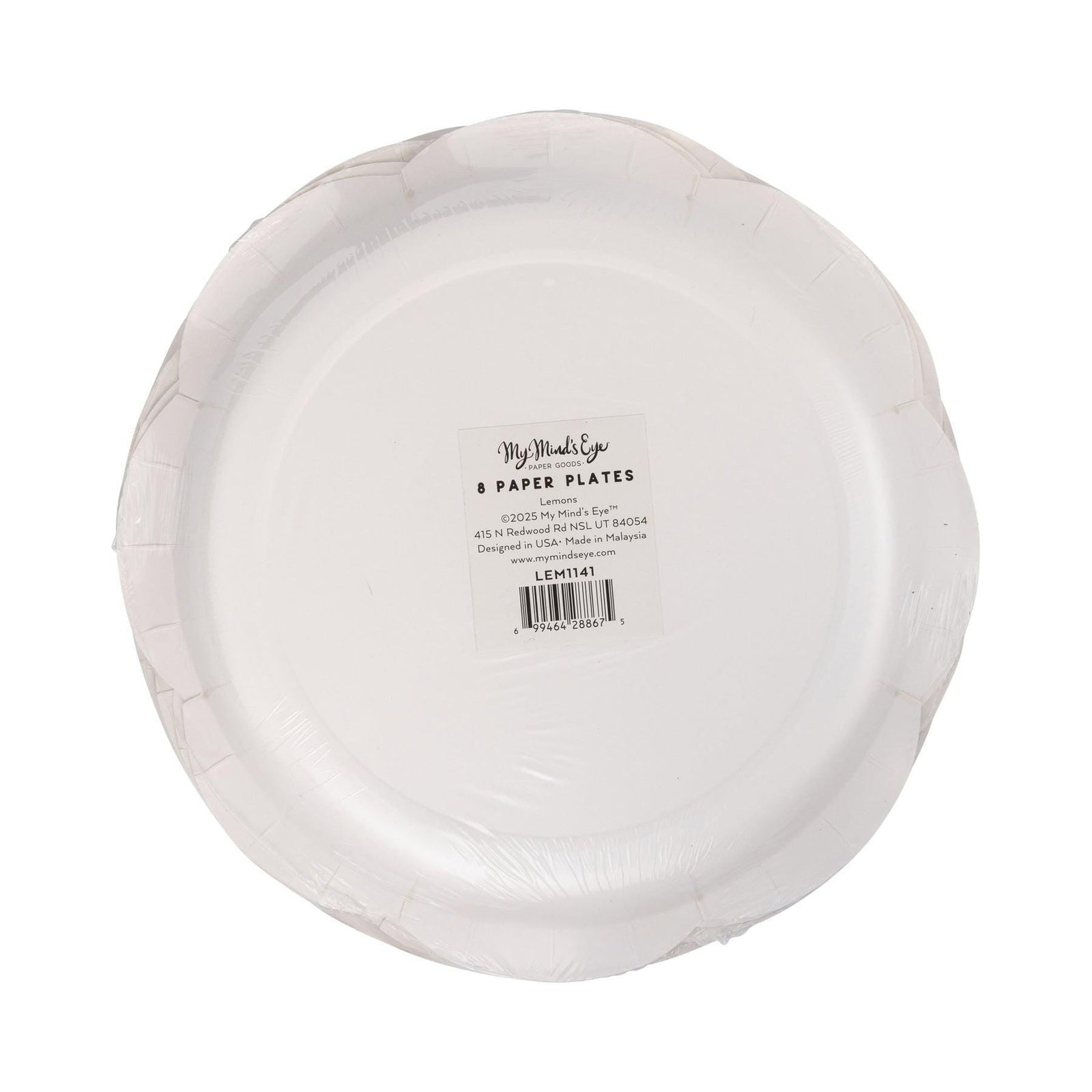 Lemon Scatter Plates 8ct - Stesha Party