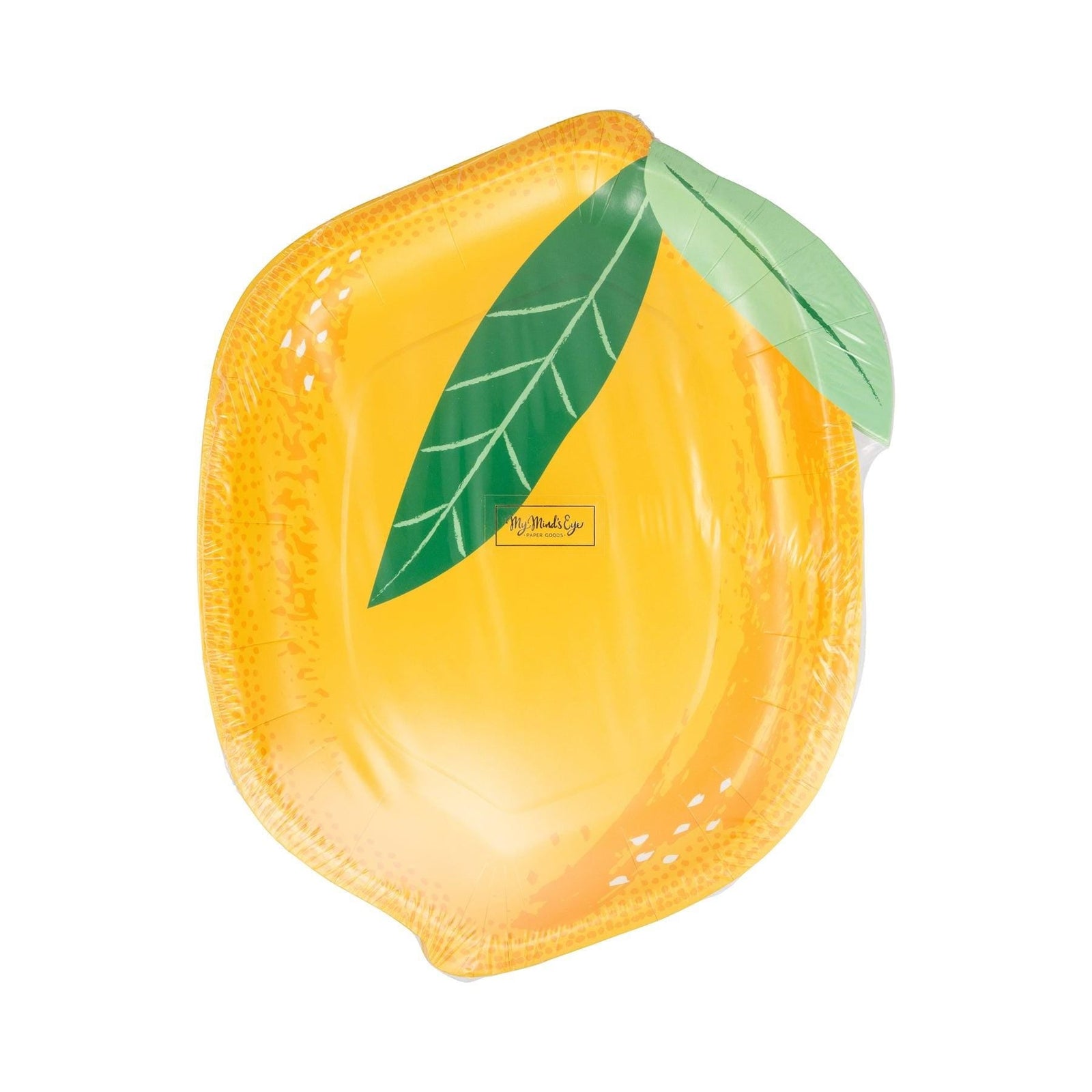 Lemon Shaped Plates 8ct - Stesha Party