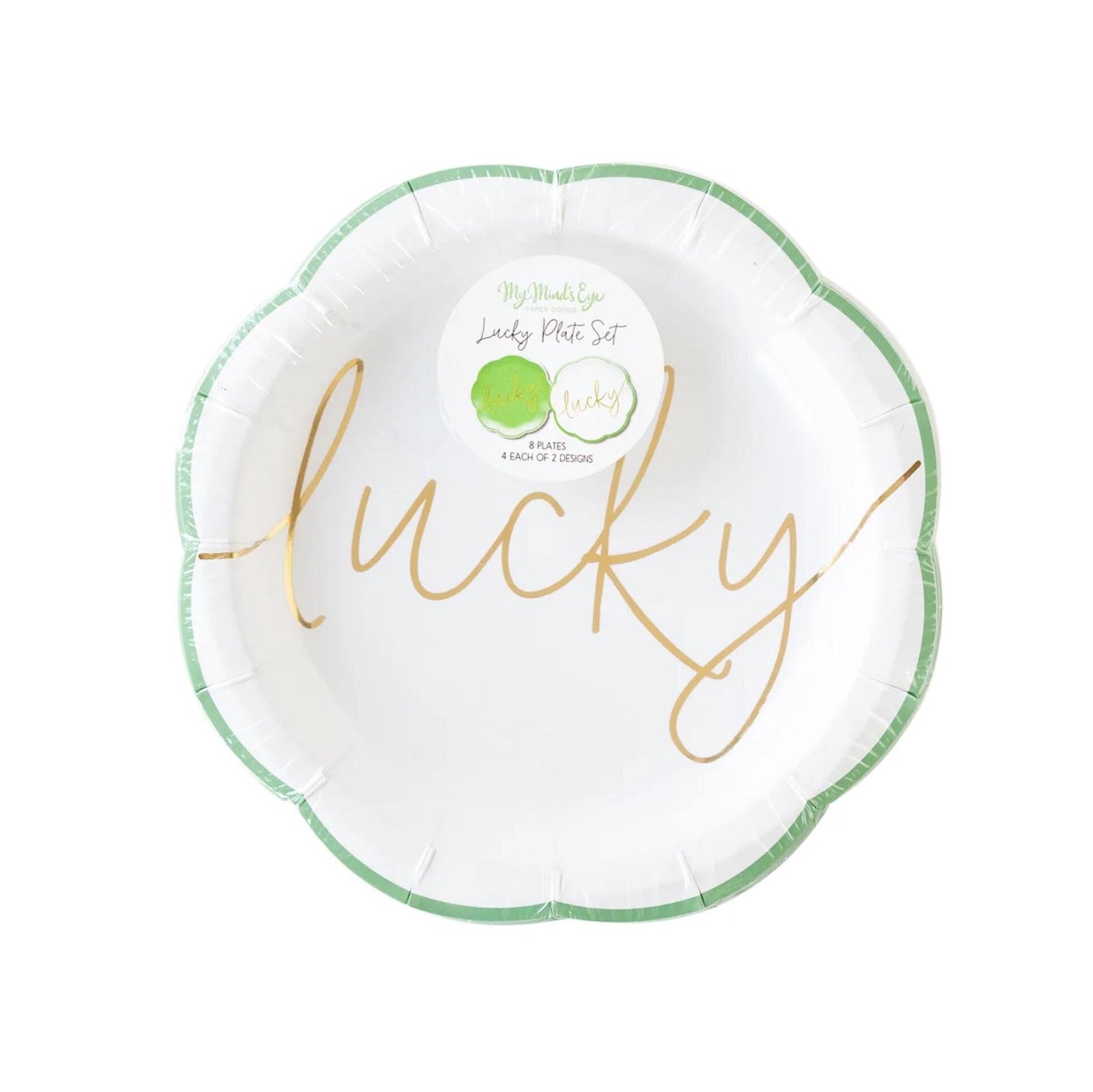 Lucky Dessert Plates - Stesha Party