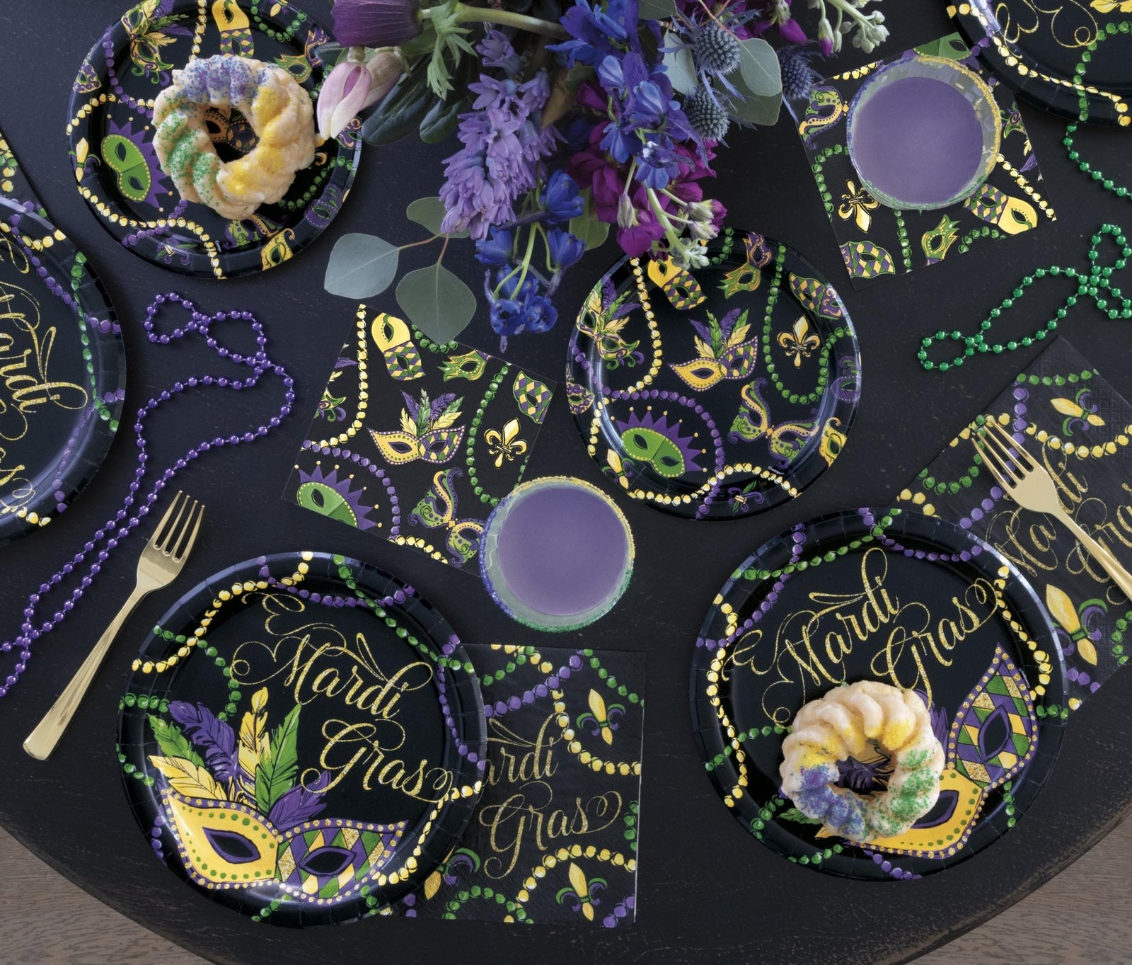 Mardi Gras Party Napkins - Stesha Party