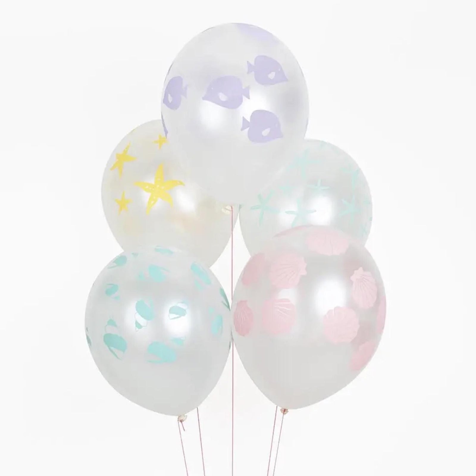 Mermaid Balloon Bouquet 5ct - Stesha Party