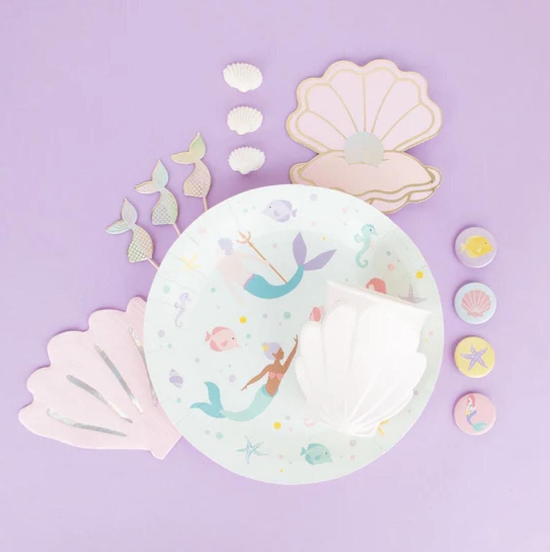 Mermaid Party Plates - Stesha Party