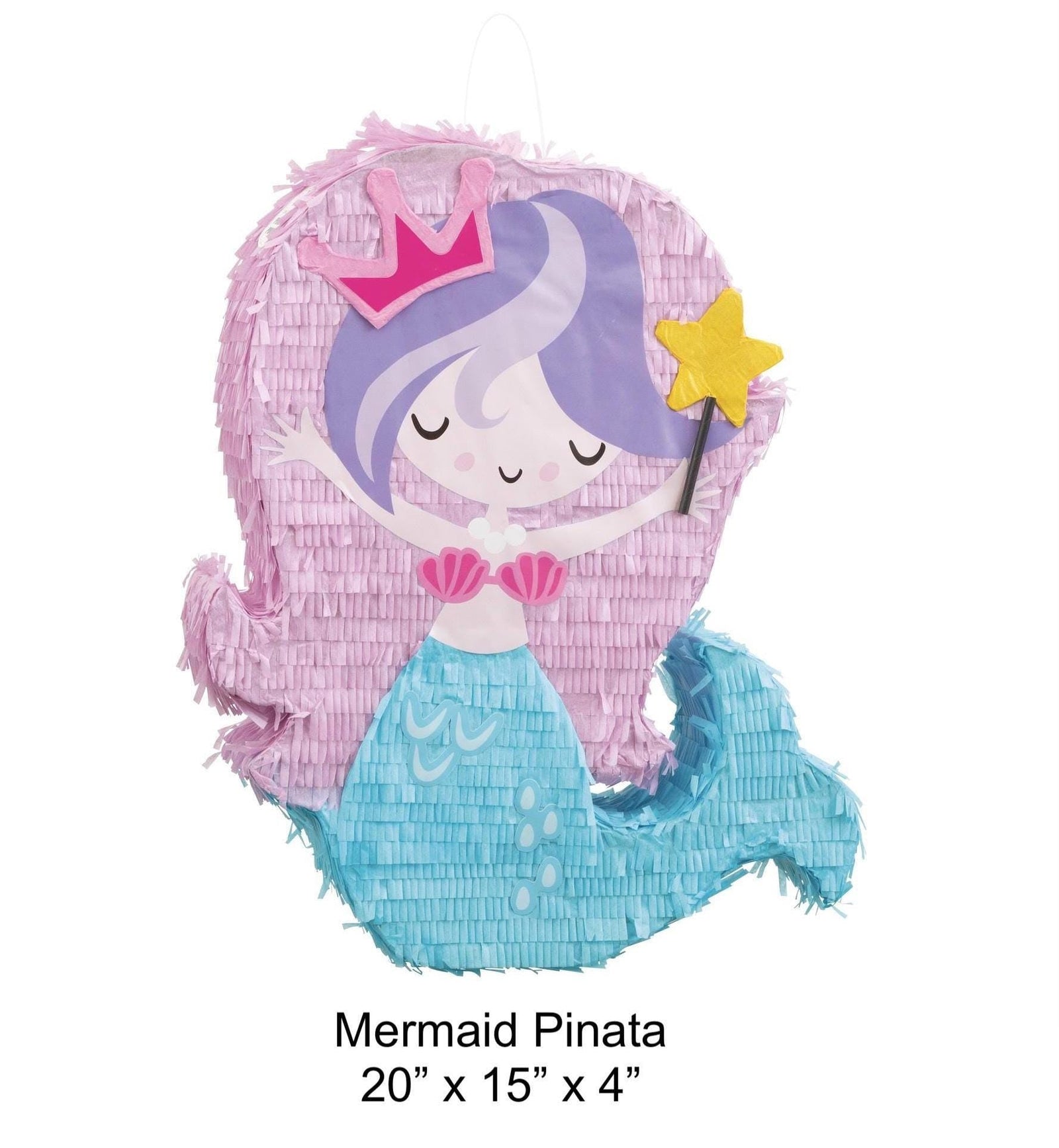 Mermaid Piñata Girl Birthday Party Activity - Stesha Party