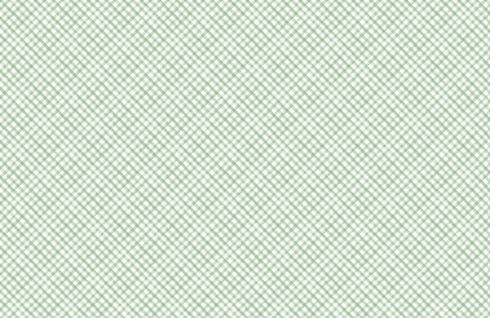 Mint Green Gingham Felt - Lined Plastic Table Cover 54" x 84" - Stesha Party