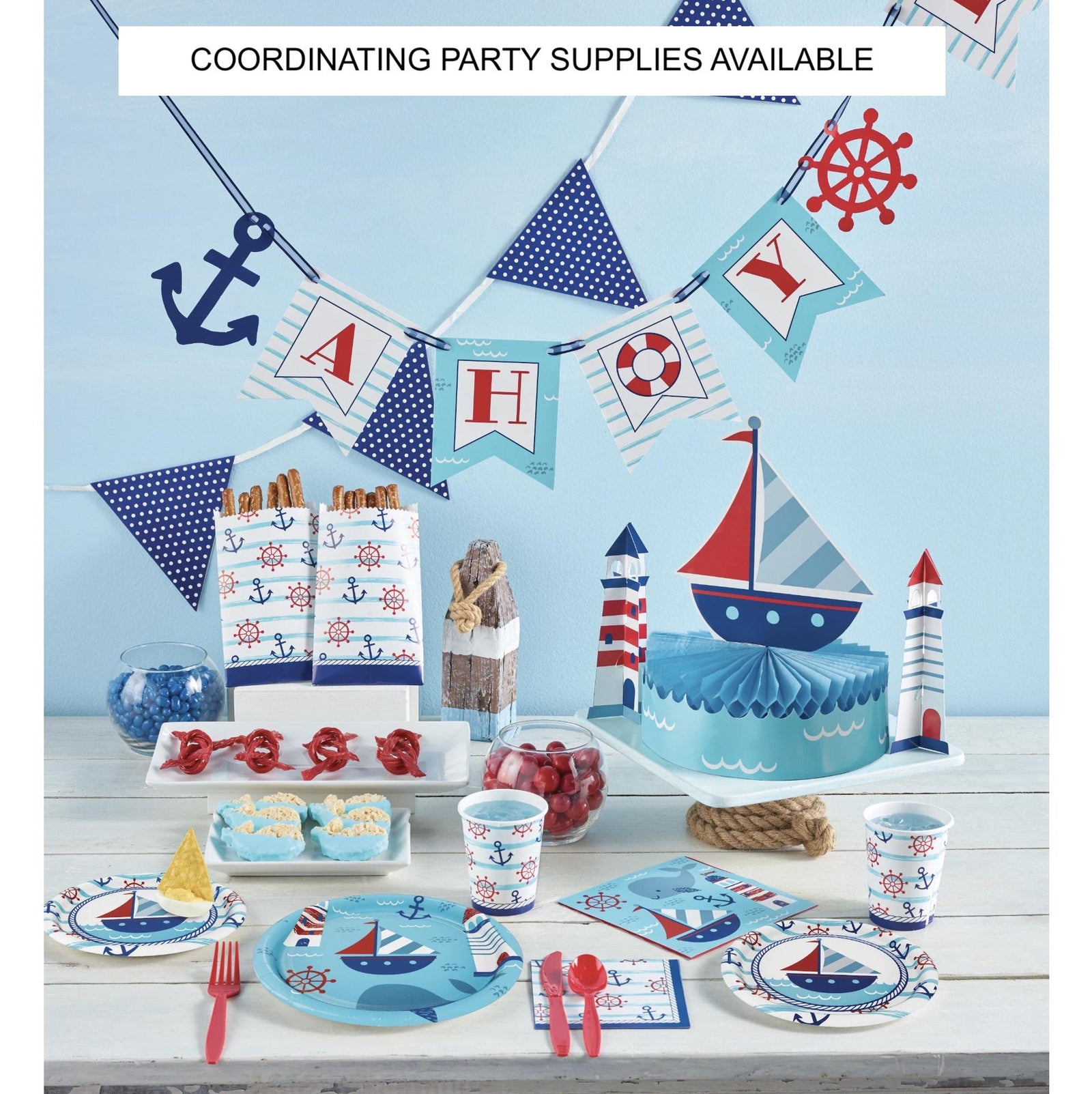 Nautical Hanging Party Decoration 24" - Stesha Party
