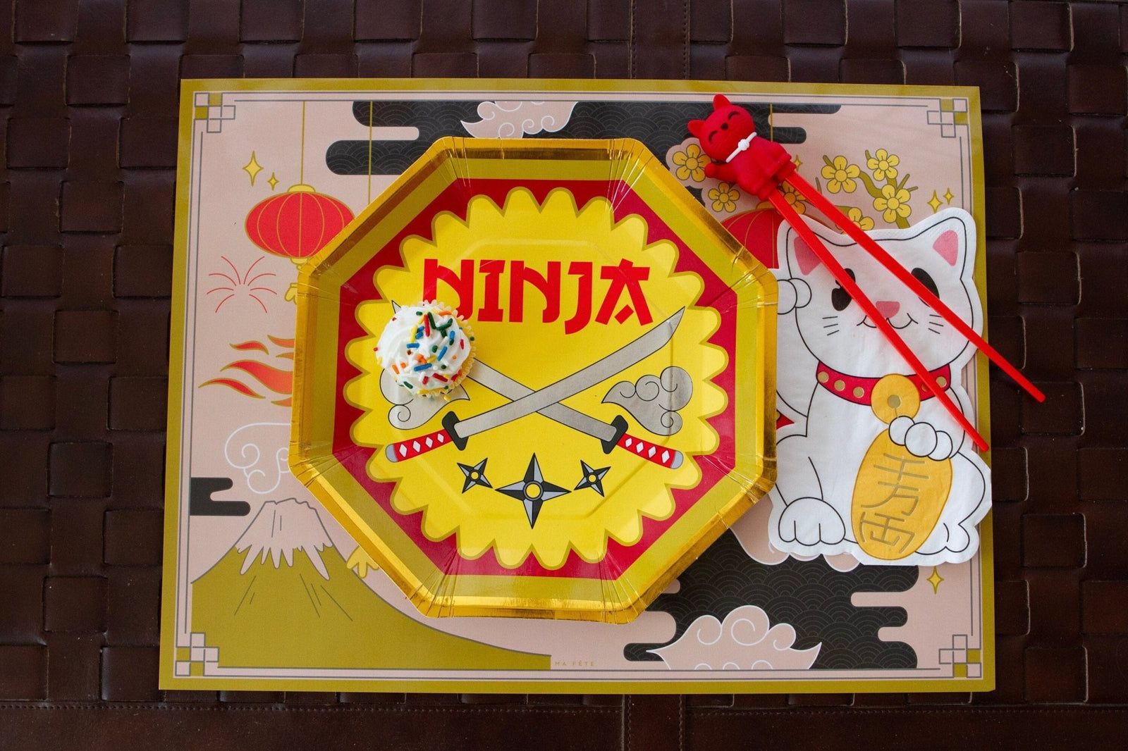 Ninja Birthday Plates - Stesha Party