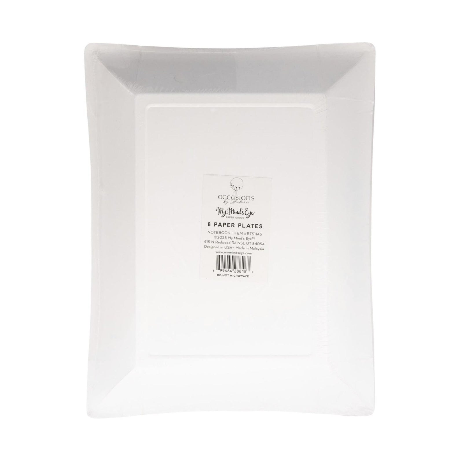 Notebook Paper Plates 8ct - Stesha Party