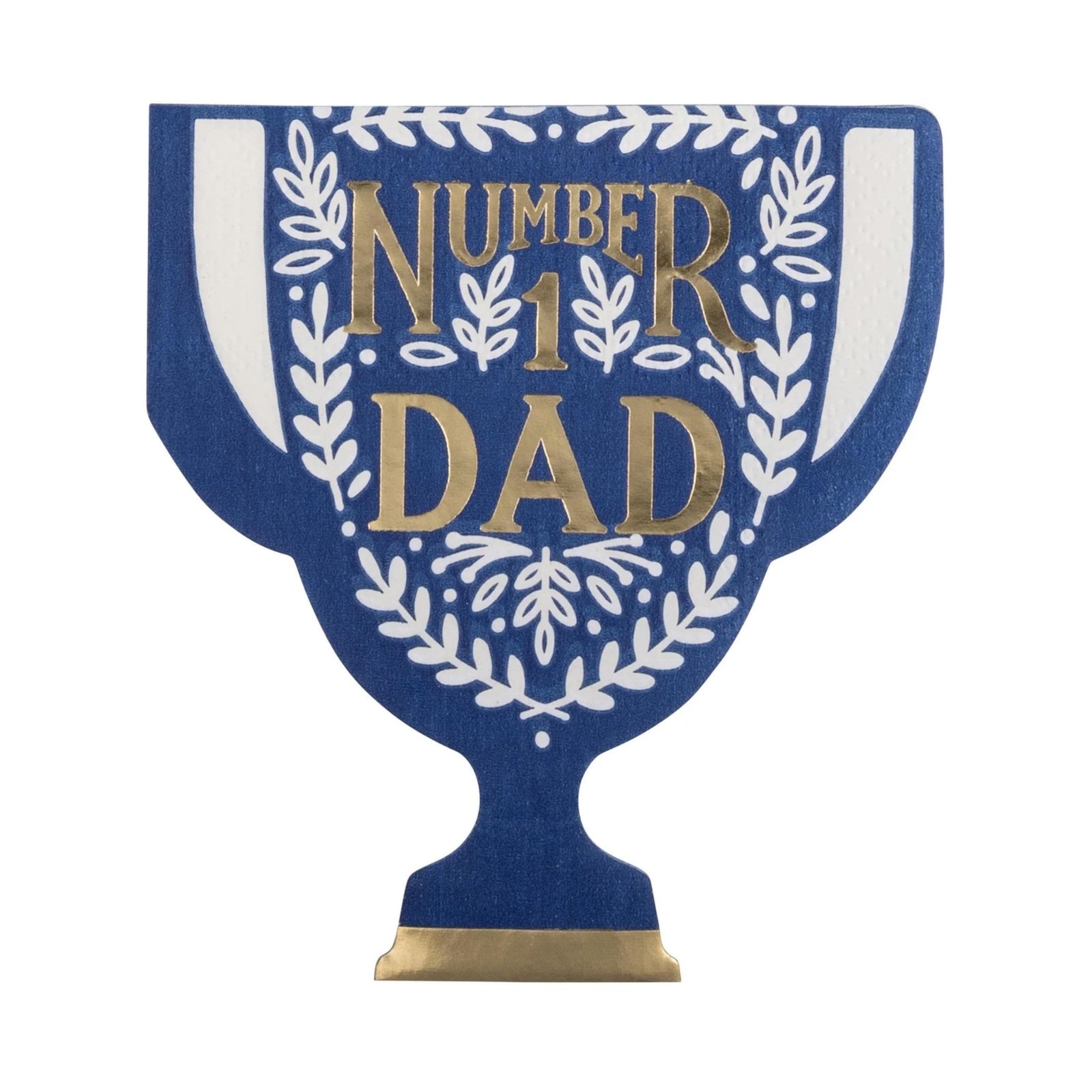 Number 1 Dad Trophy Napkins 18ct - Stesha Party