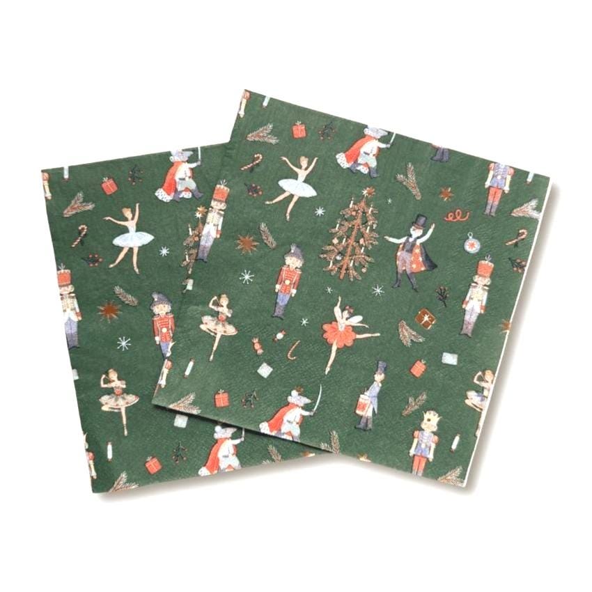 Nutcracker Luncheon Napkins 24ct - Stesha Party