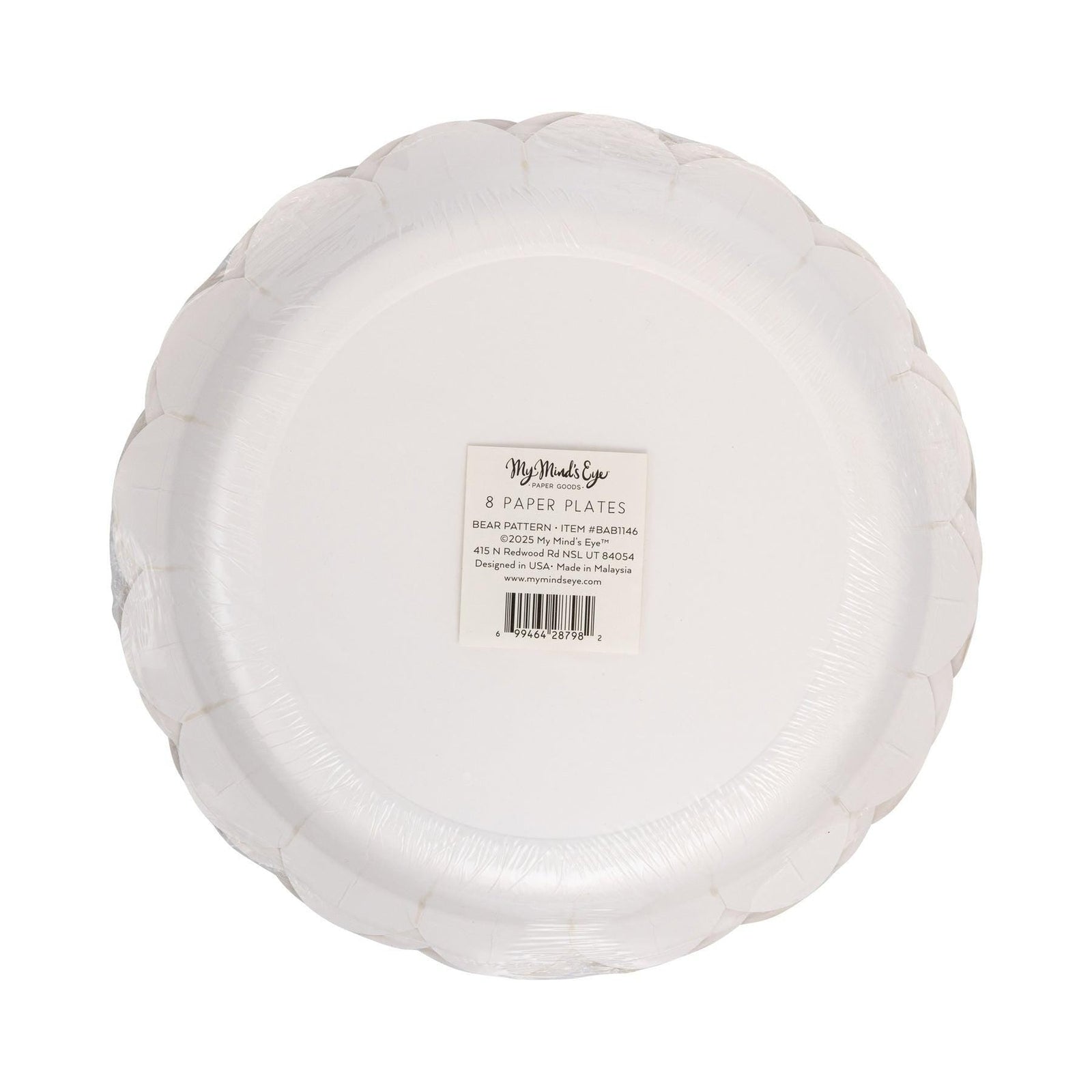 Oh Baby Gold Foil Plates 8ct - Stesha Party