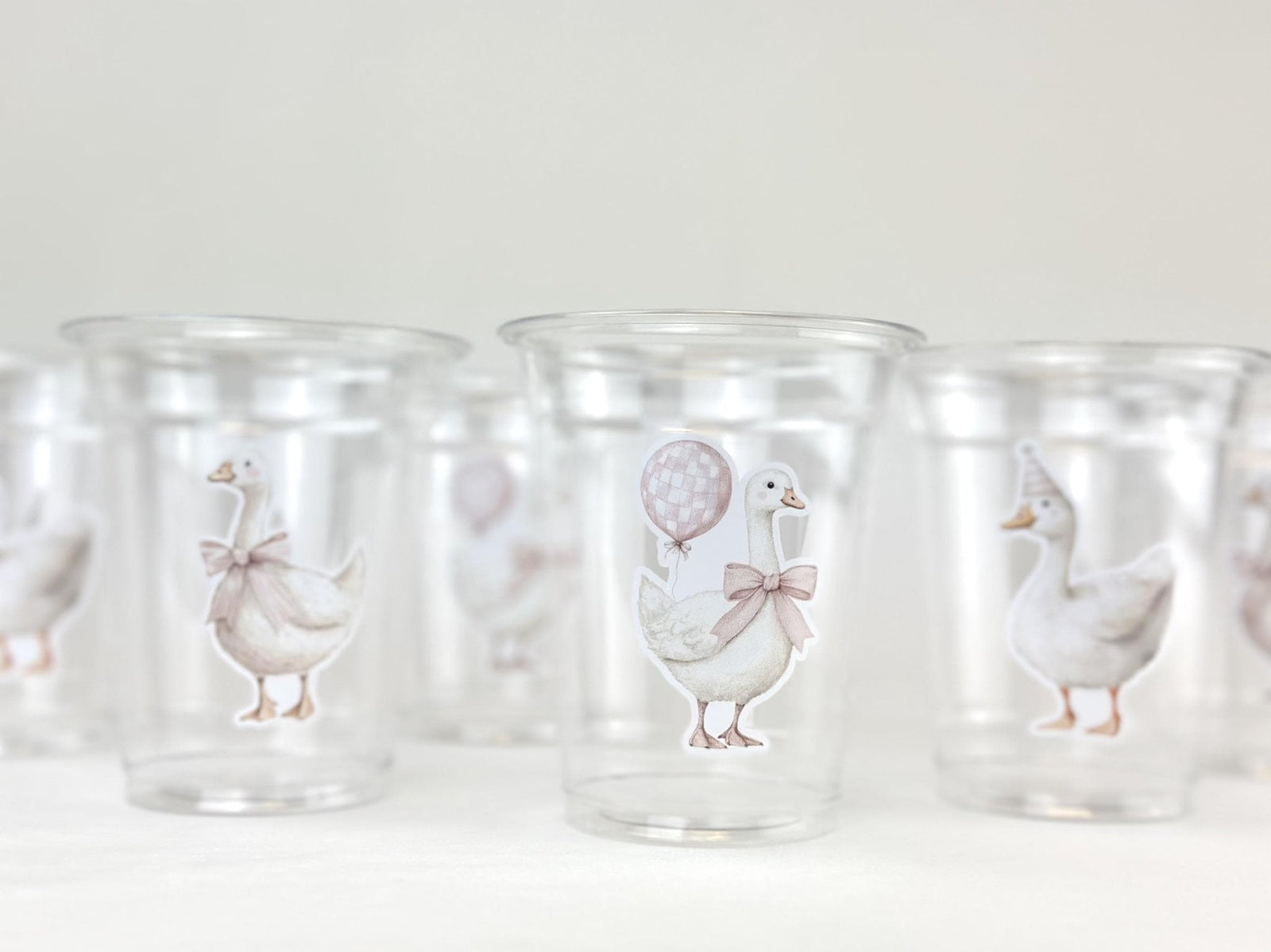 One Silly Goose 1st Birthday Cups - Stesha Party