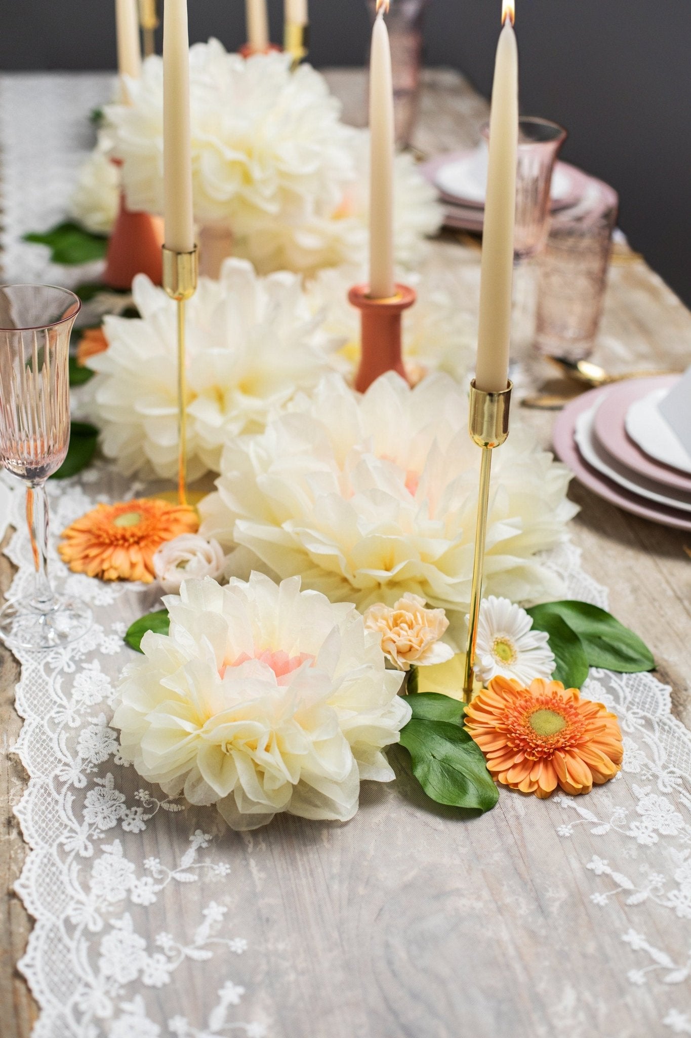 Paper Flower Decorations - Stesha Party