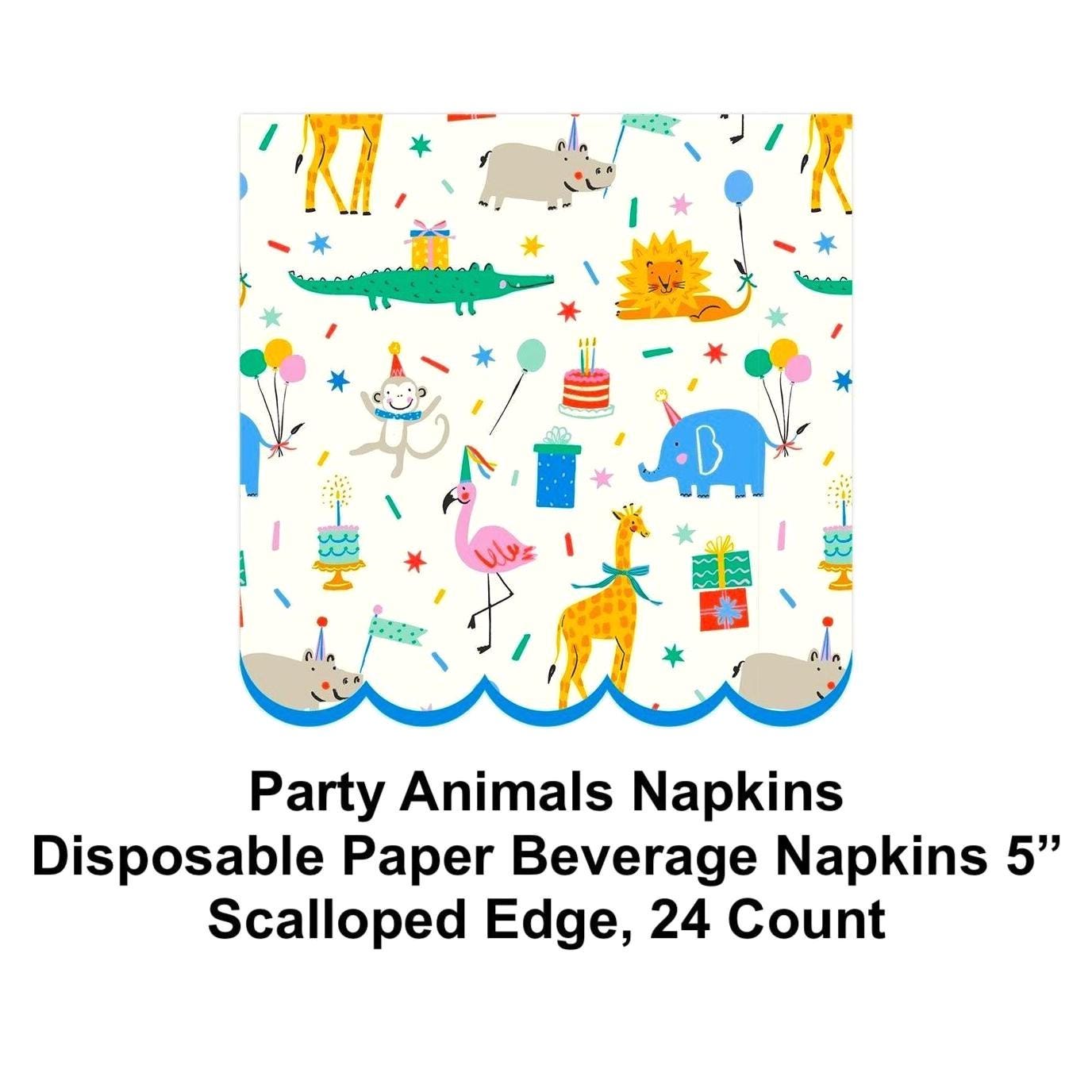 Party Animals Napkins 24ct - Stesha Party