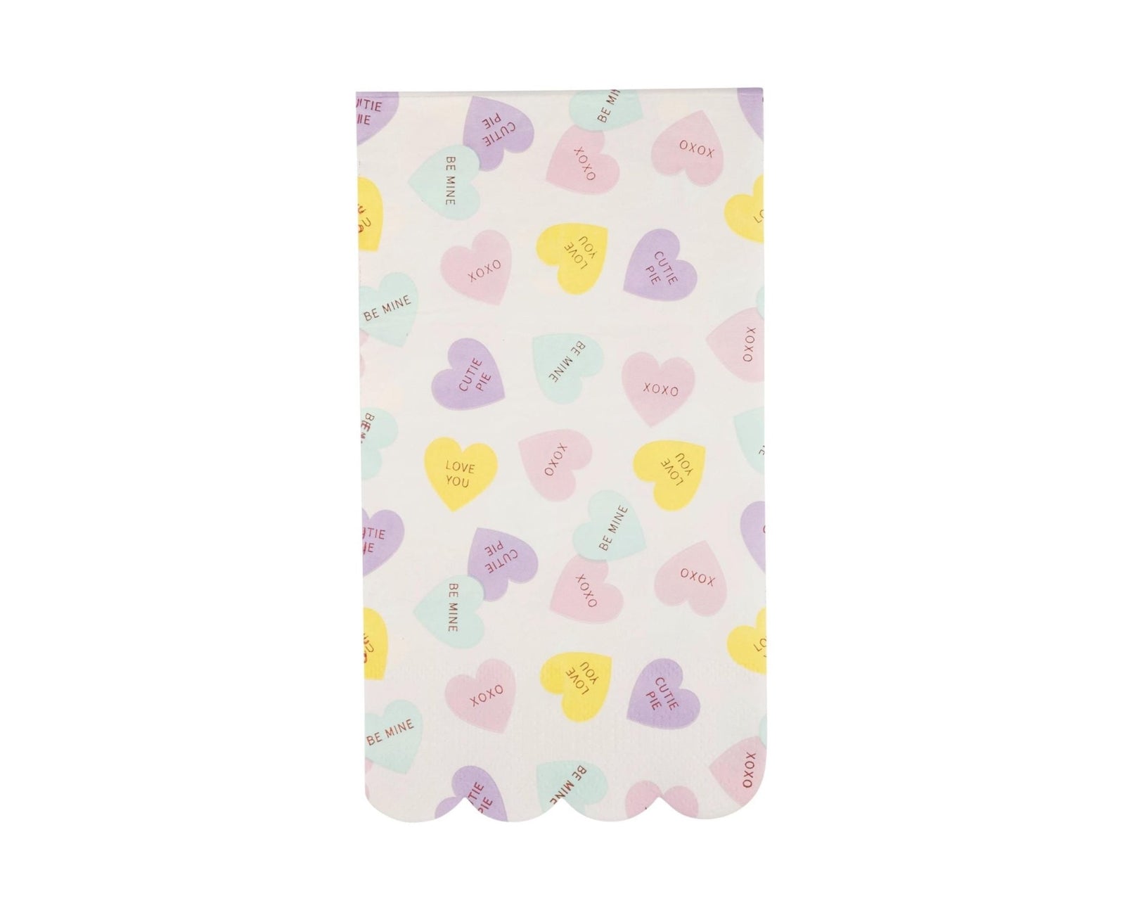 Pastel Conversation Heart Napkins - Stesha Party