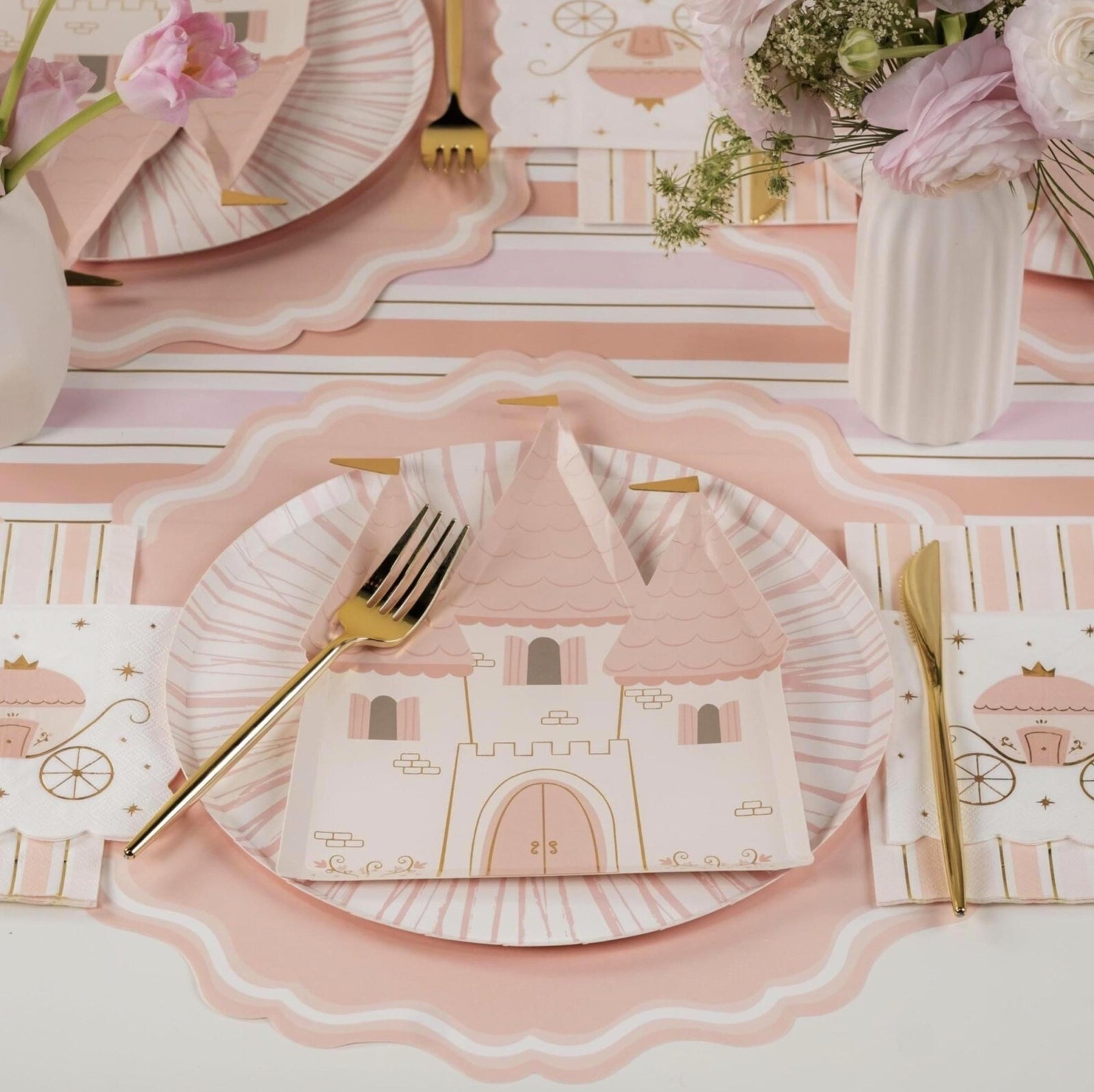 Pastel Party Dinner Plates - Stesha Party