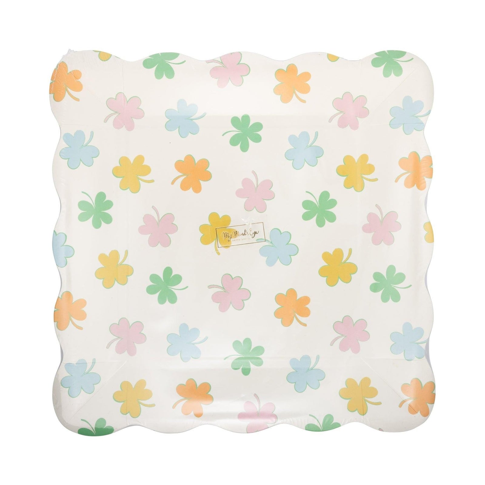 Pastel Shamrock Party Plates - Stesha Party