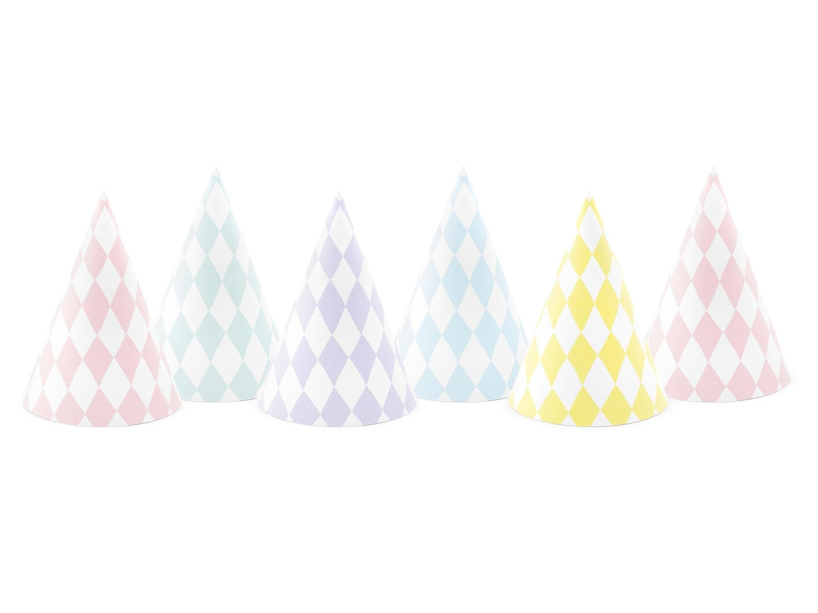 Pastel Spring Party Hats 6ct - Stesha Party