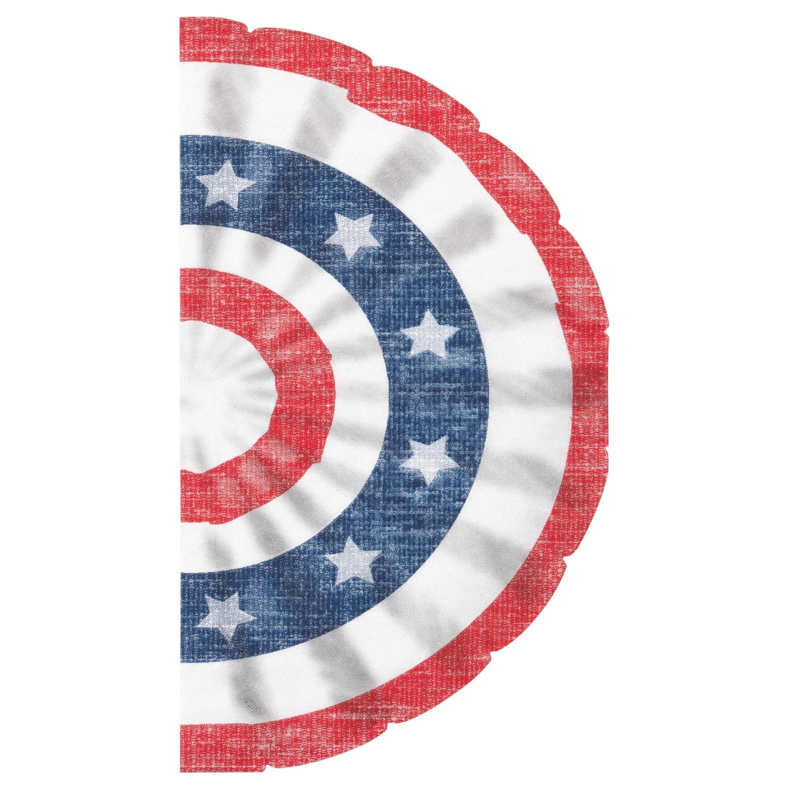Patriotic Bunting Shaped Paper Napkins 16ct - Stesha Party