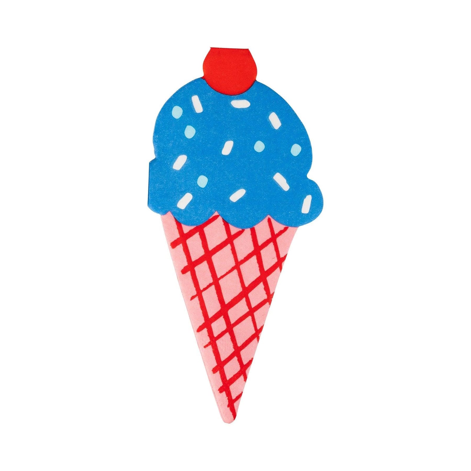 Patriotic Ice Cream Cone Napkins 24ct - Stesha Party