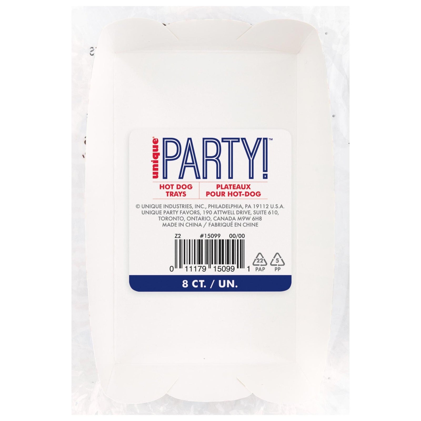 Patriotic Paper Food Trays 8ct - Stesha Party