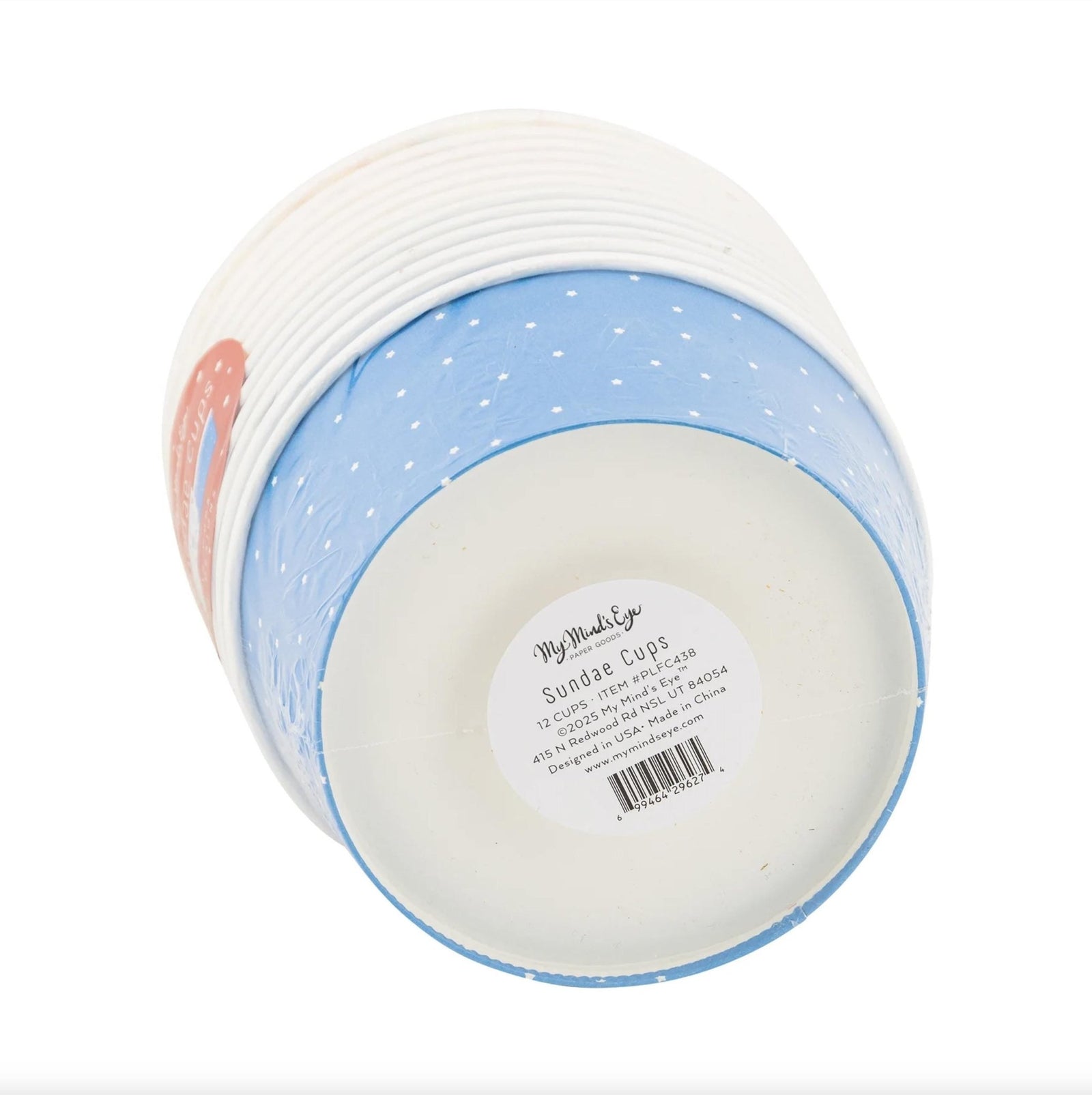 Patriotic Paper Sundae Cups 12ct - Stesha Party