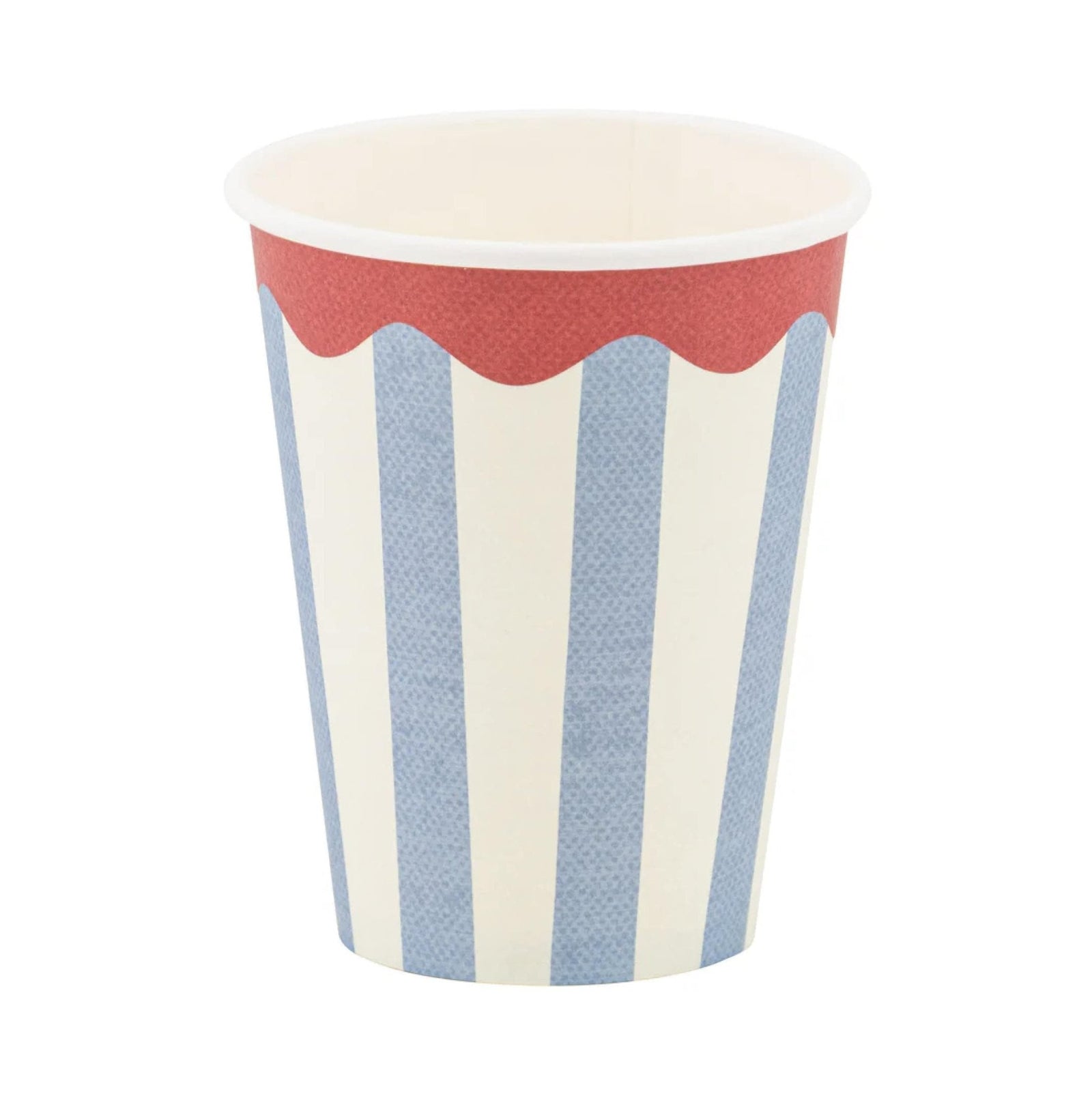 Patriotic Striped Party Cups 8ct 12oz - Stesha Party