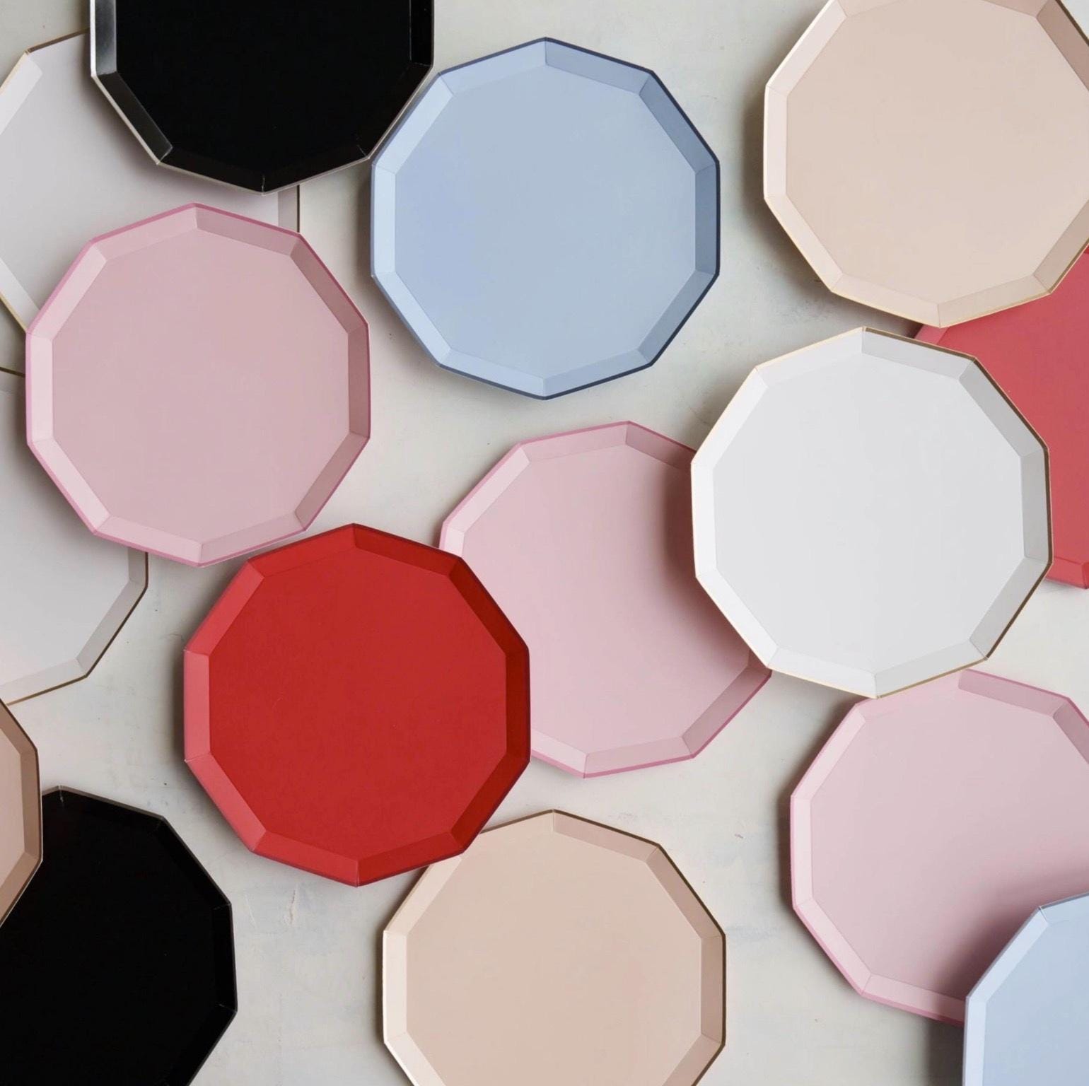 Peach Party Plates - Stesha Party