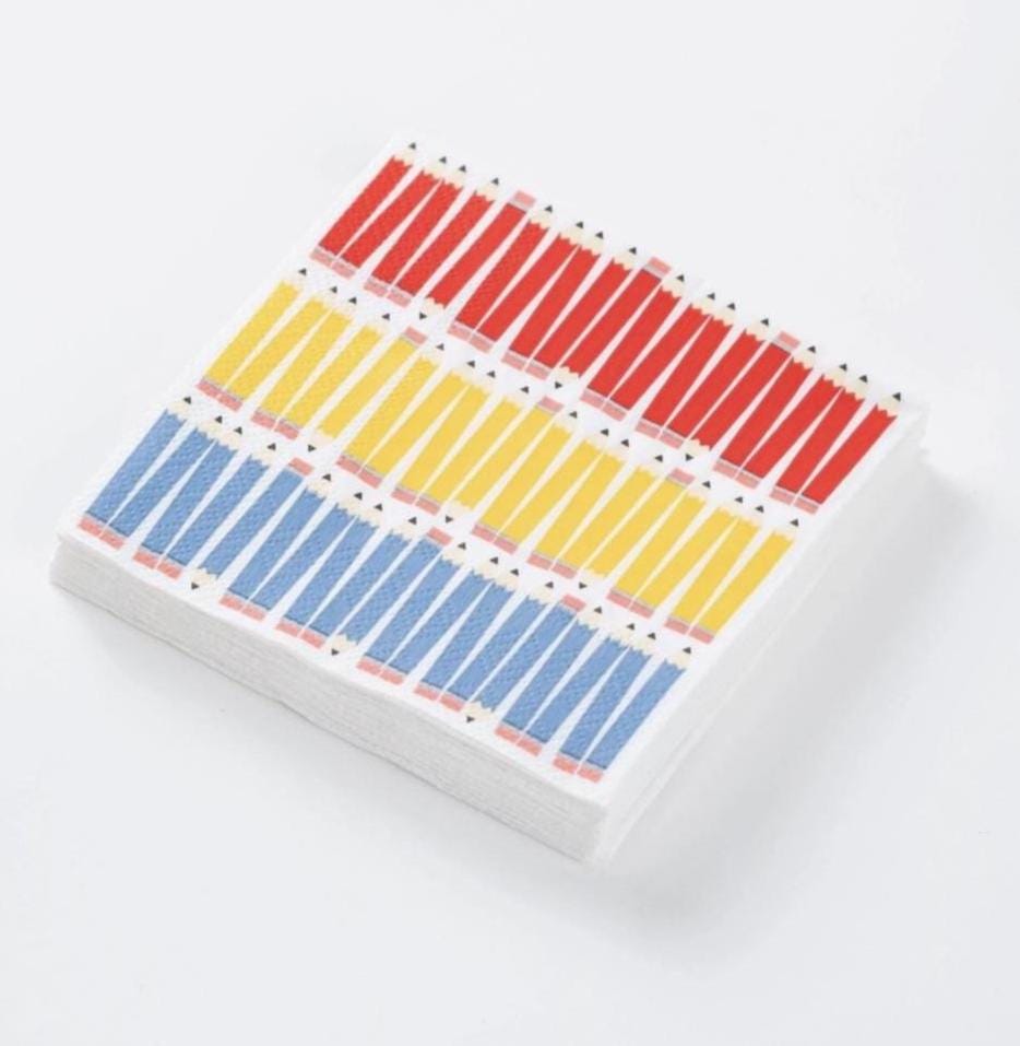 Pencil Napkins 16ct - Stesha Party