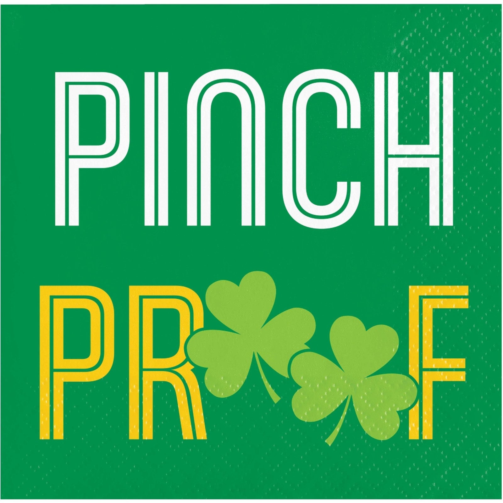 Pinch Proof St Patricks Day Napkins - Stesha Party