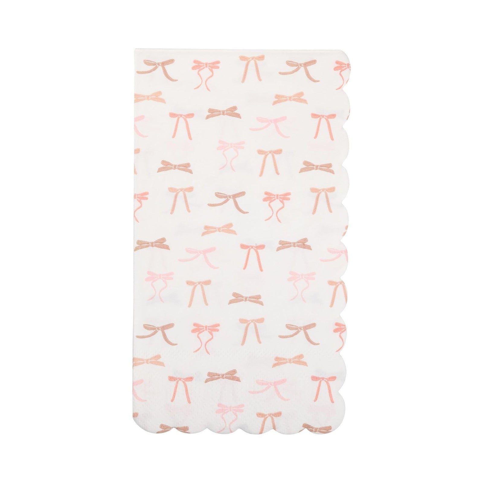 Pink Bows Dinner Napkins 24ct - Stesha Party