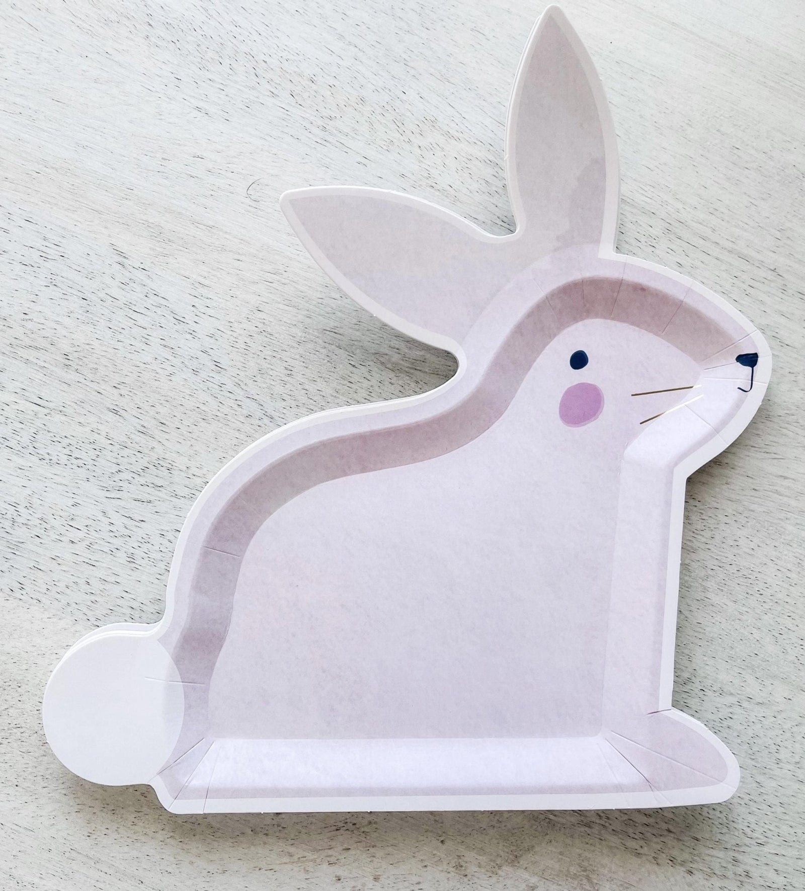 Pink Bunny Paper Plates 8ct - Stesha Party
