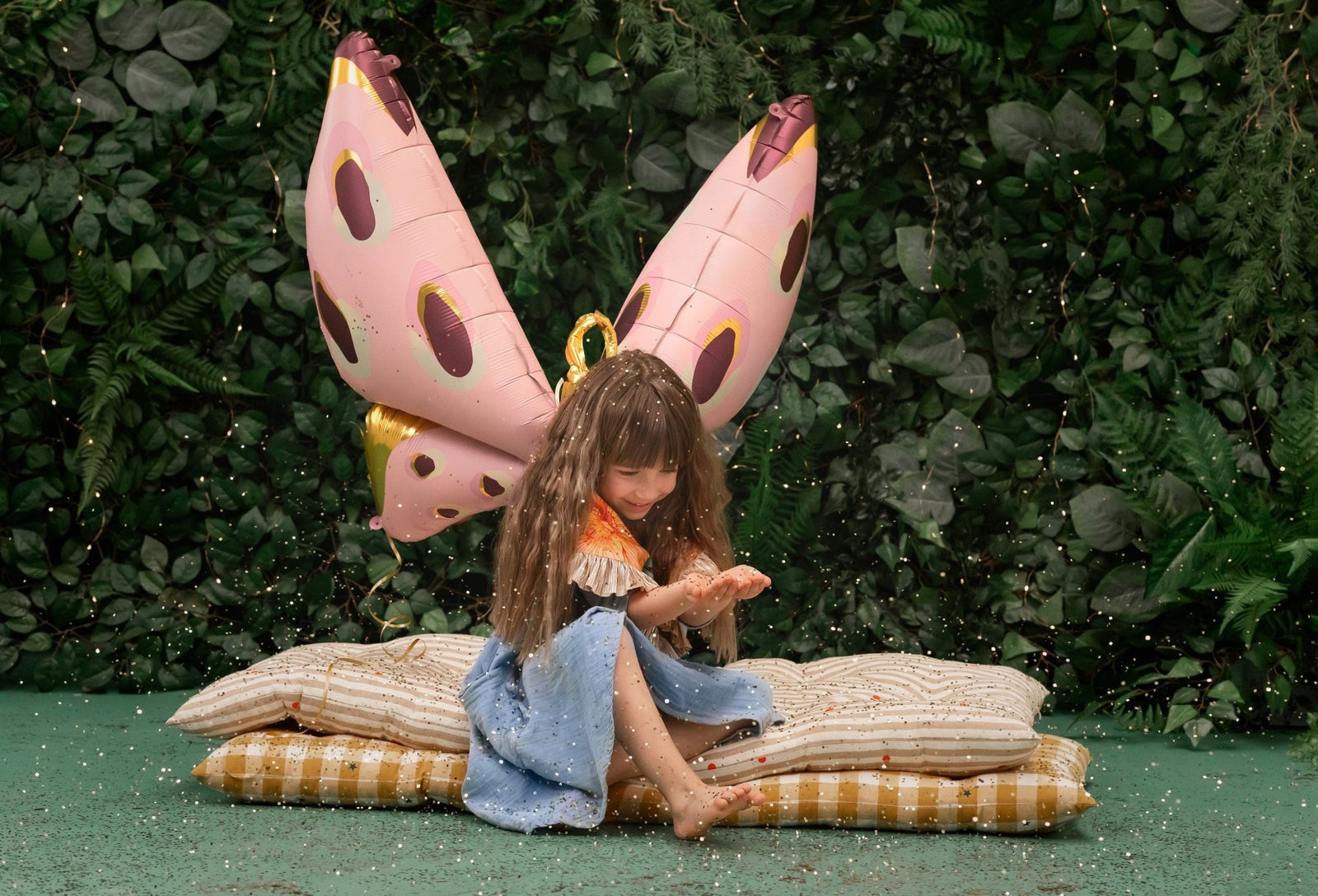 Pink Butterfly Balloon - Stesha Party