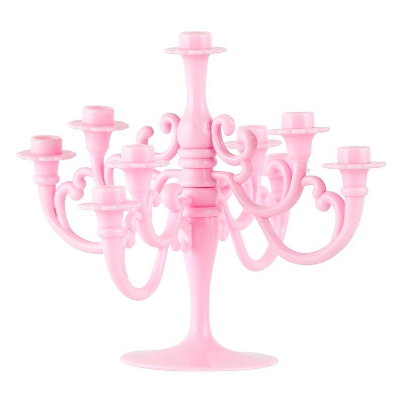 Pink Candelabra Cake Topper - Stesha Party