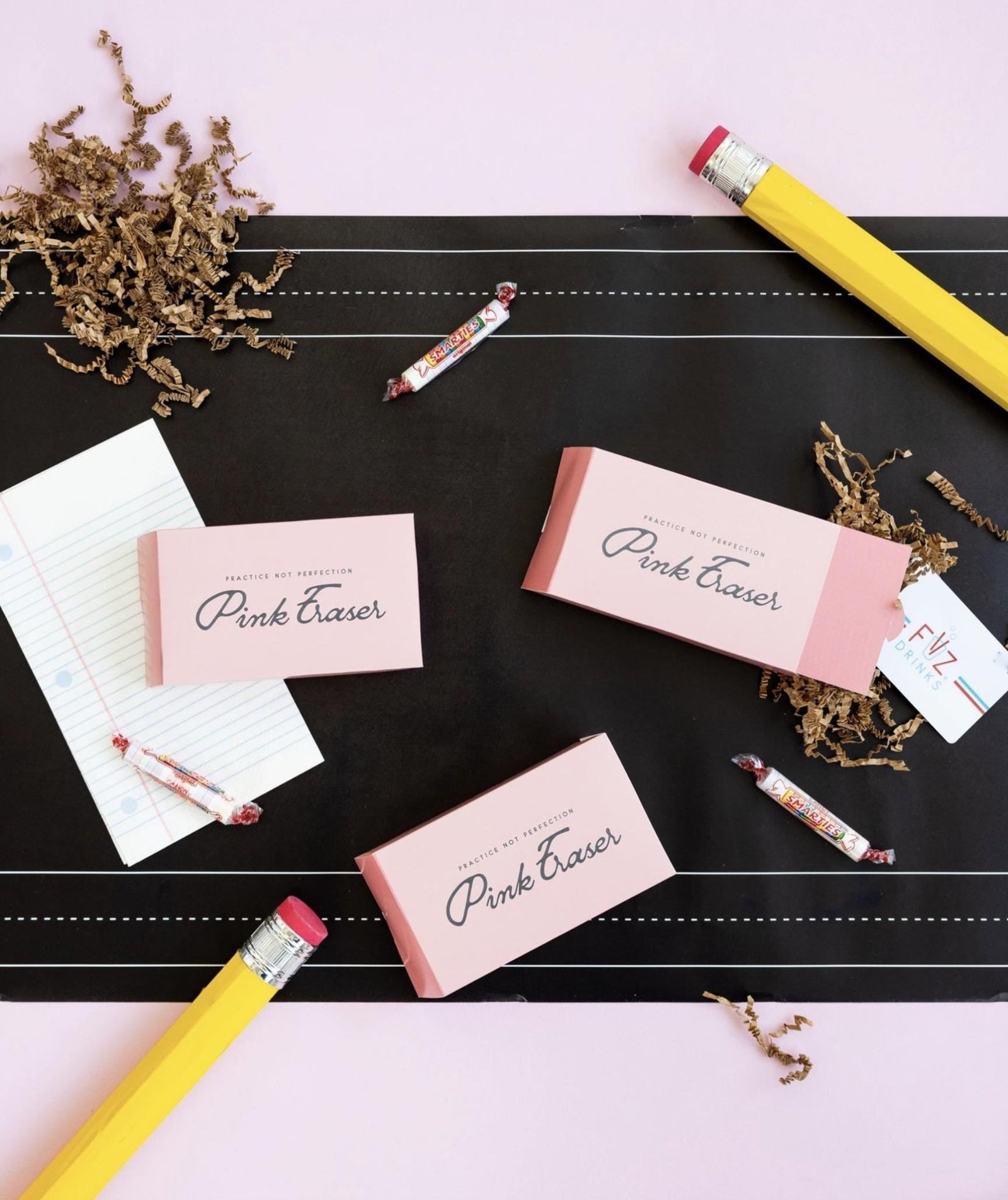 Pink Eraser Treat Boxes 8ct - Stesha Party