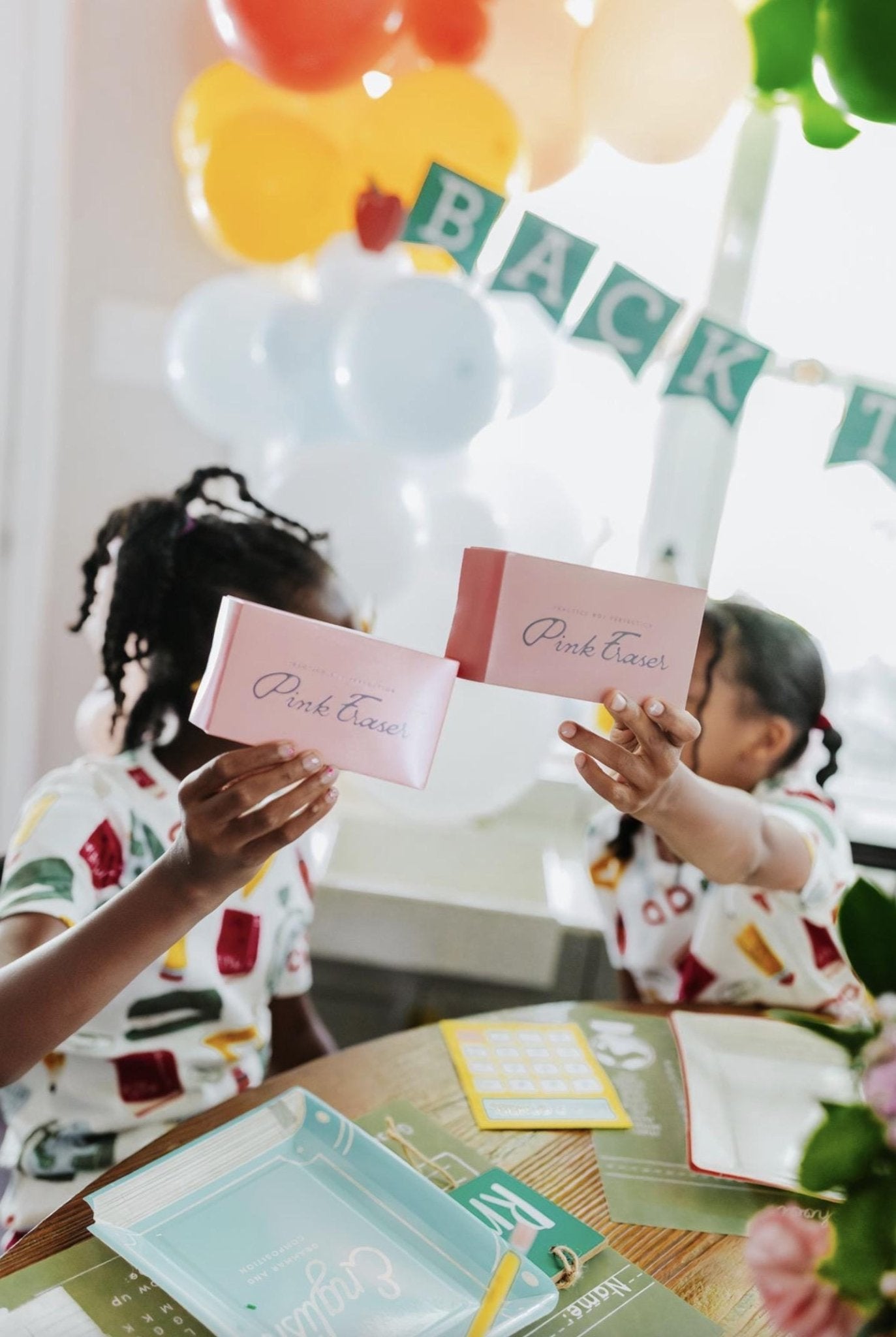 Pink Eraser Treat Boxes 8ct - Stesha Party