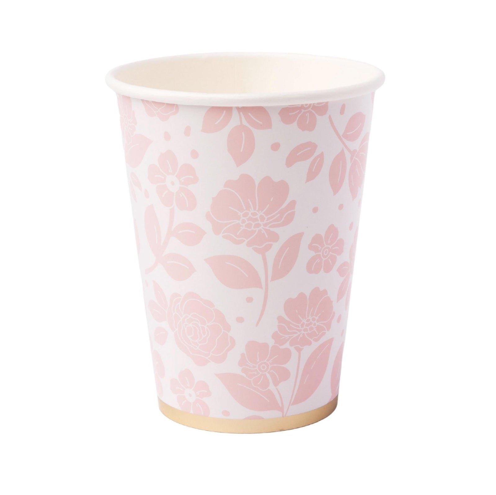 Pink Floral Party Cups 8ct - Stesha Party