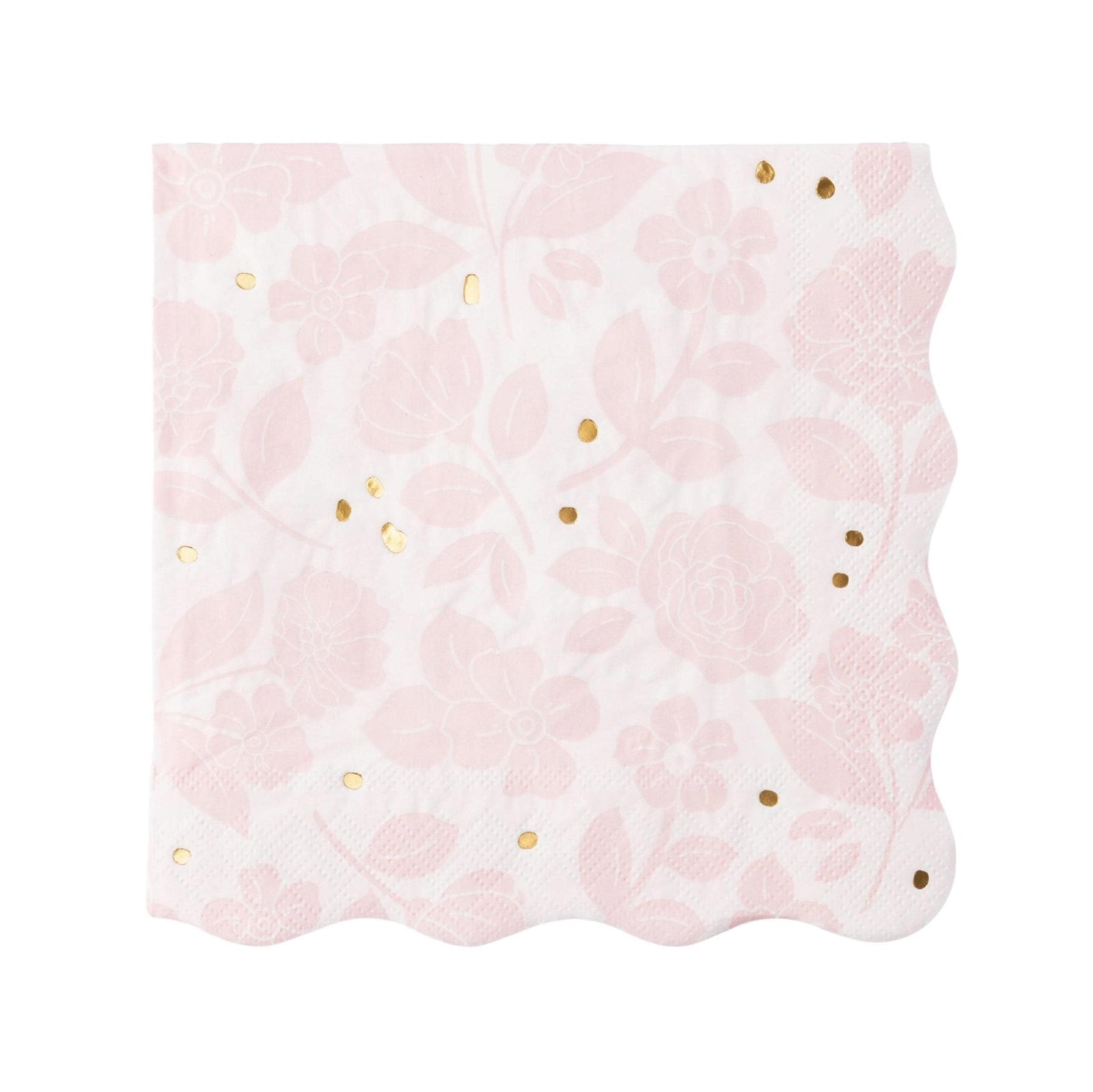 Pink Floral Party Napkins 20ct - Stesha Party