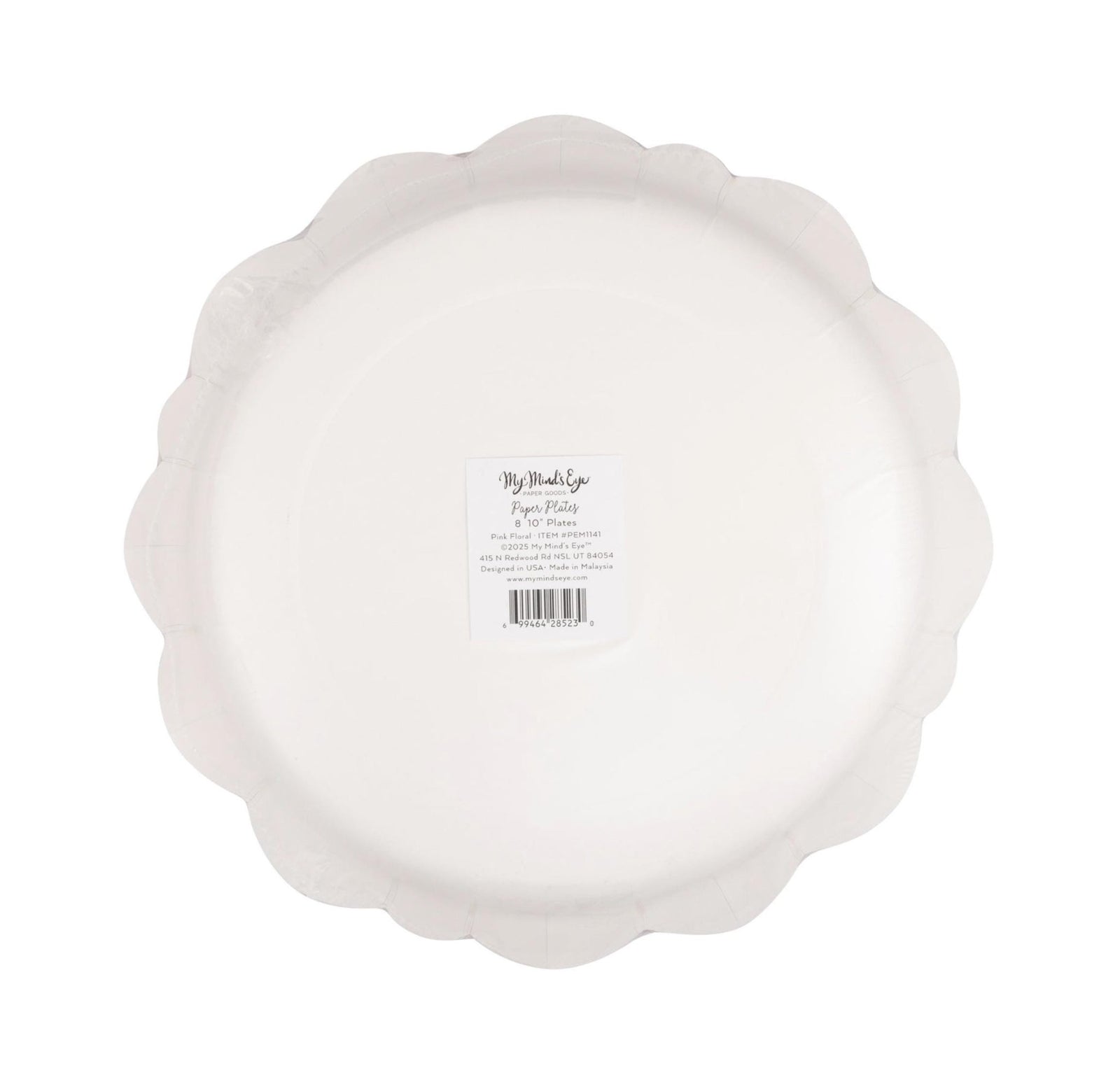 Pink Floral Toile Paper Dinner Plates - Stesha Party