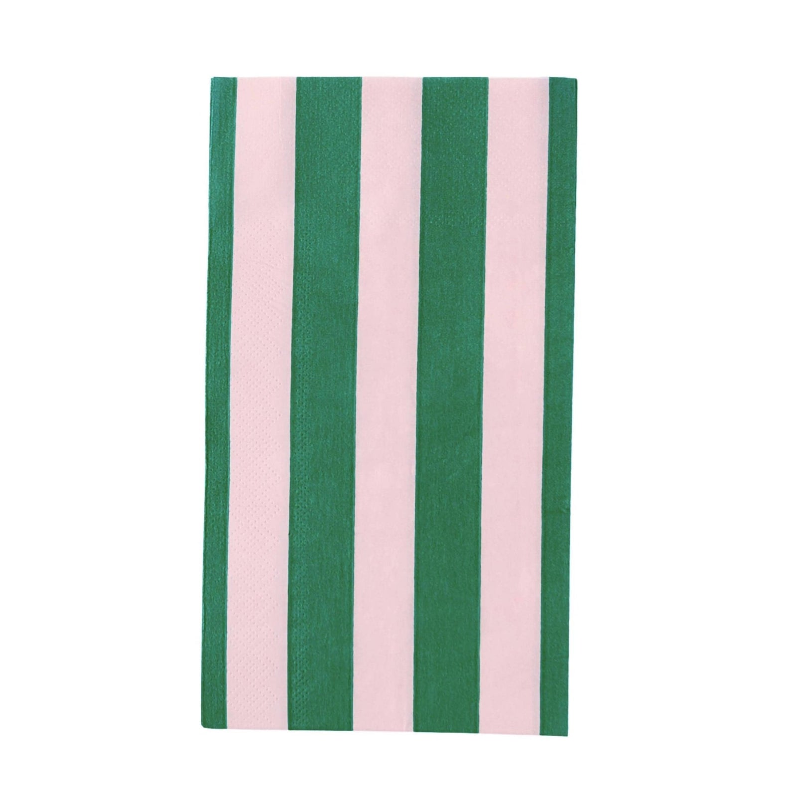 Pink & Green Striped Dinner Napkins 20ct - Stesha Party