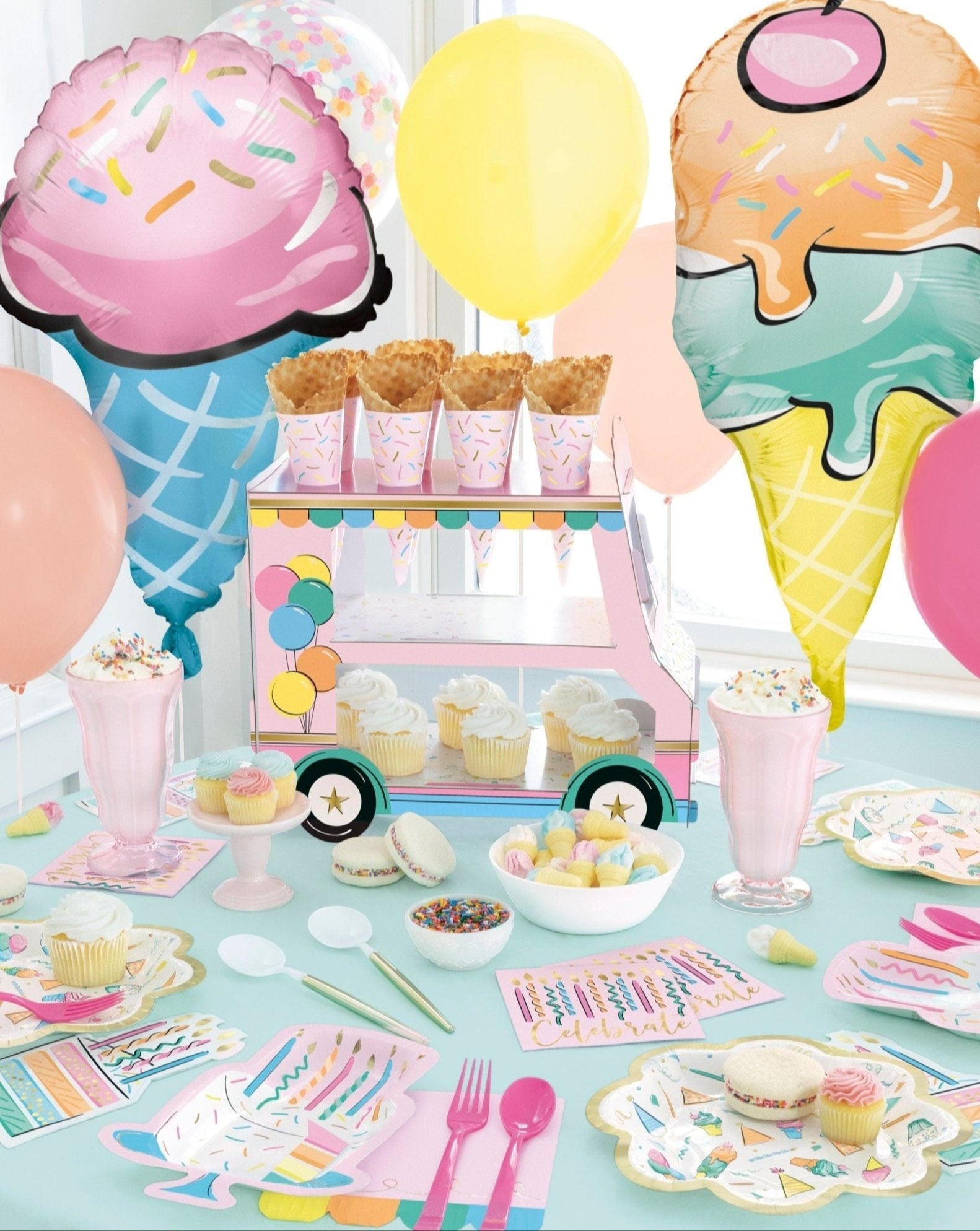 Pink Ice Cream Party Cup - Stesha Party