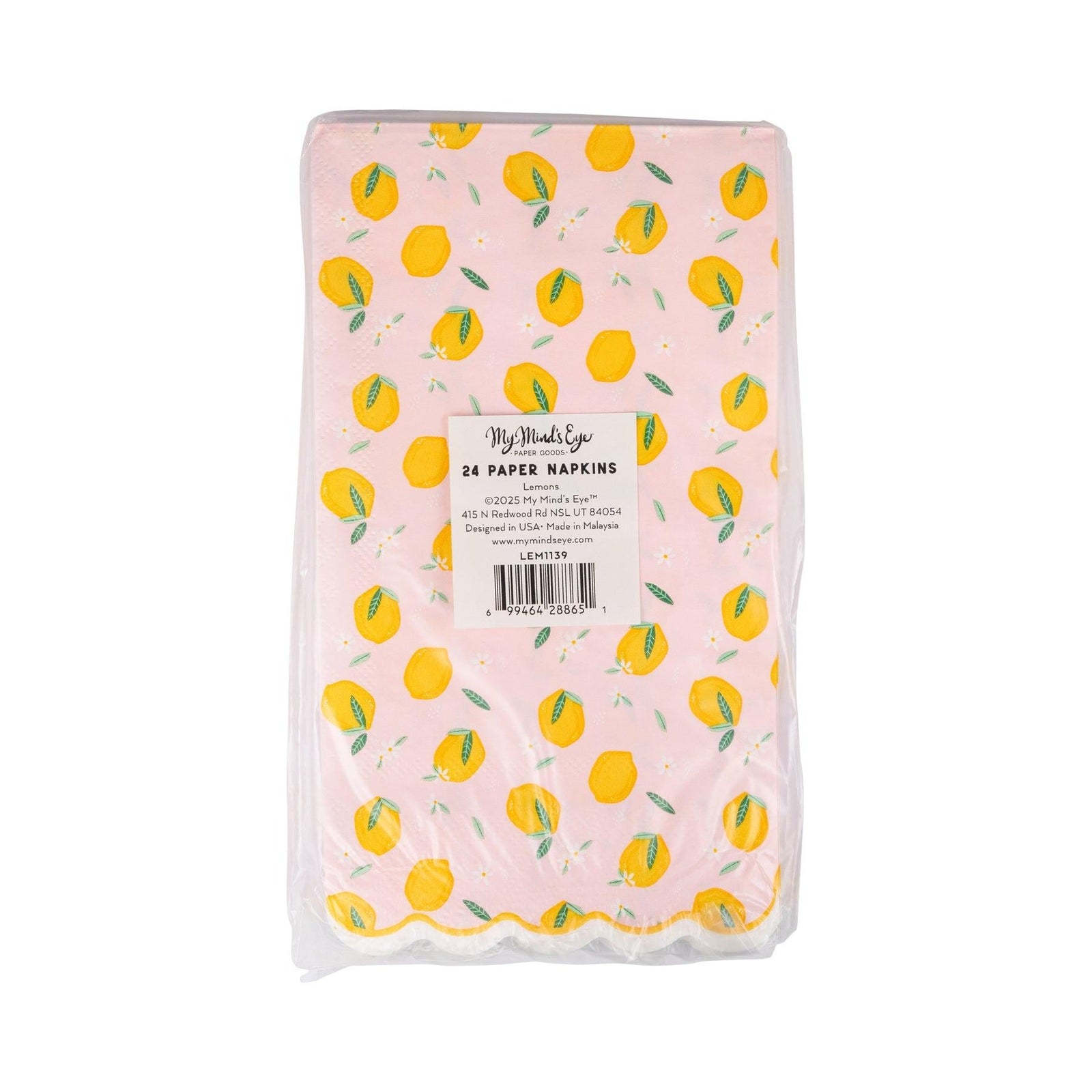 Pink Lemon Napkins 24ct - Stesha Party